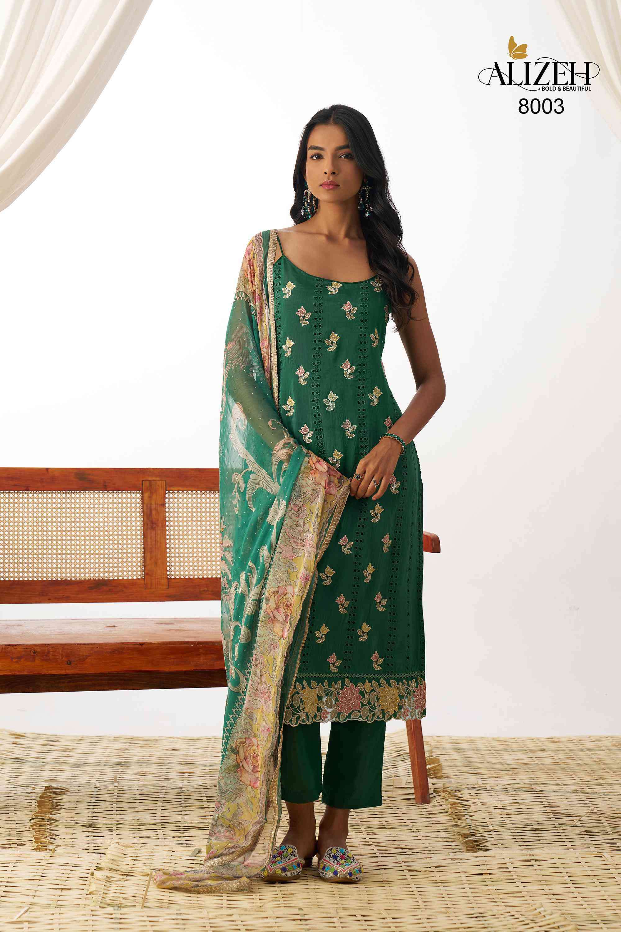 Alizeh Swara 8001 to 8004 Readymade Suit Collection Price Exporter view 19