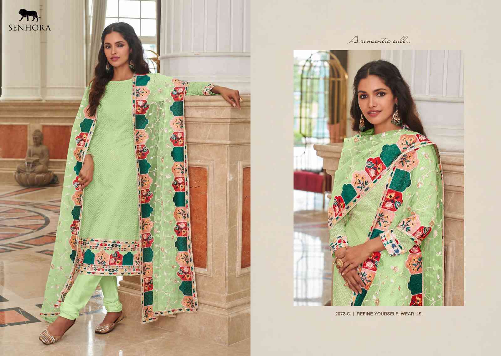 Senhora Syeda Partywear Designer Straight Salwar Suit view 6