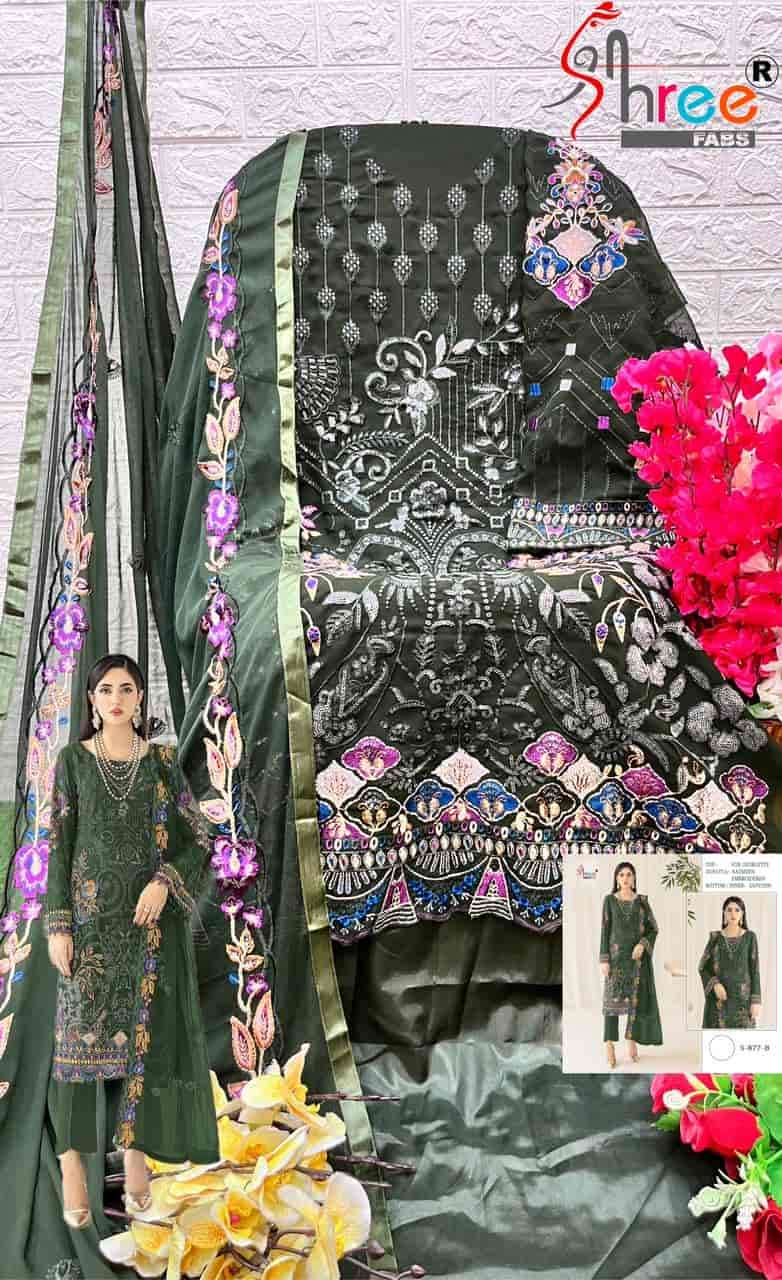 Shree Fabs S 877 Colors Pakistani Party Wear Style Heavy Designer Suit Wholesalers view 9