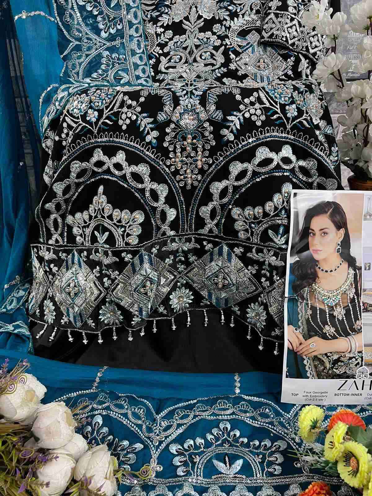 Zaha Khushbu Vol 8 Wedding Wear Designer Pakistani Dress Online view 2