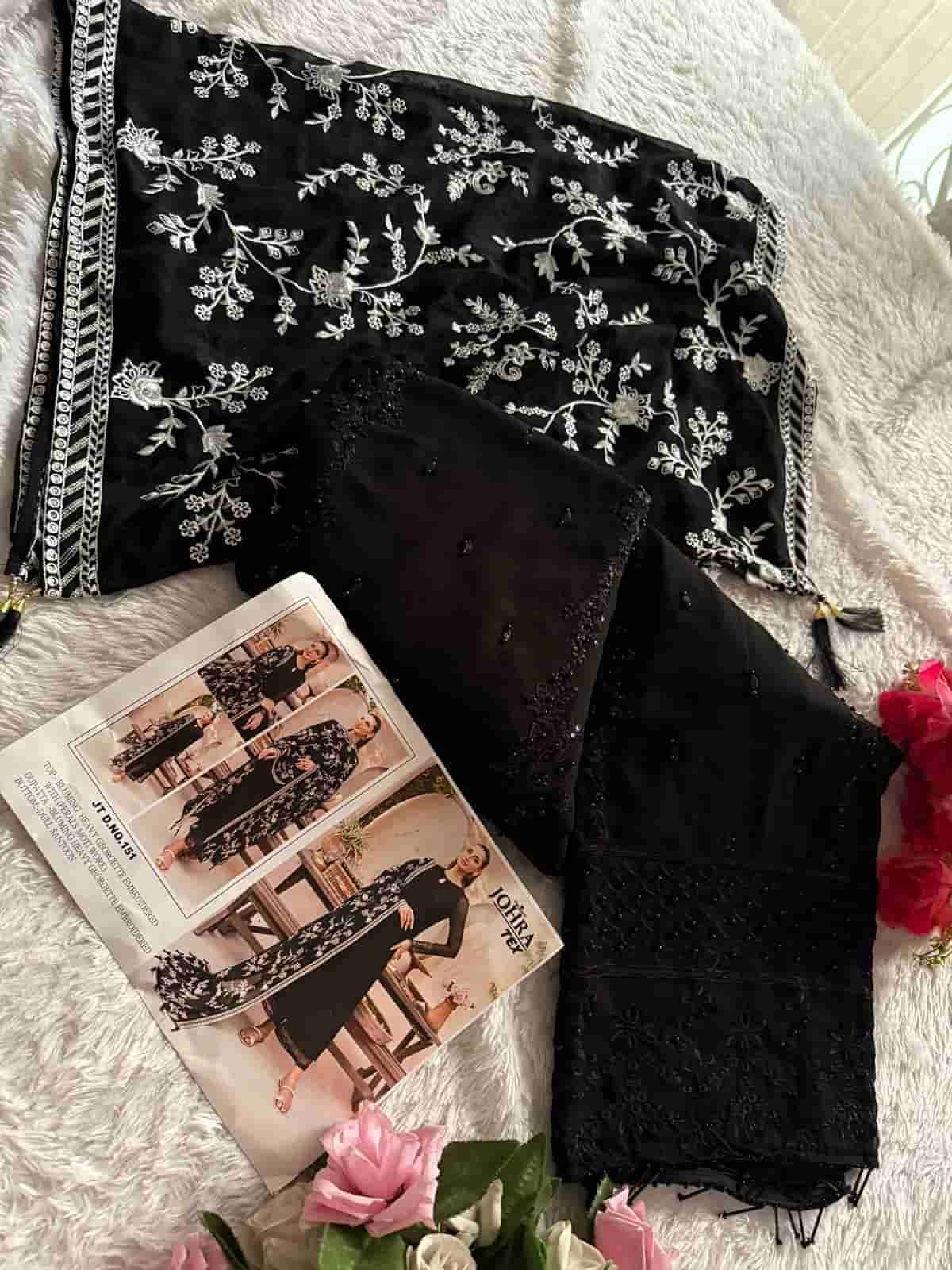 Johra Tex 151 Pakistani Style Designer Embroidered Suit Exporter view 3