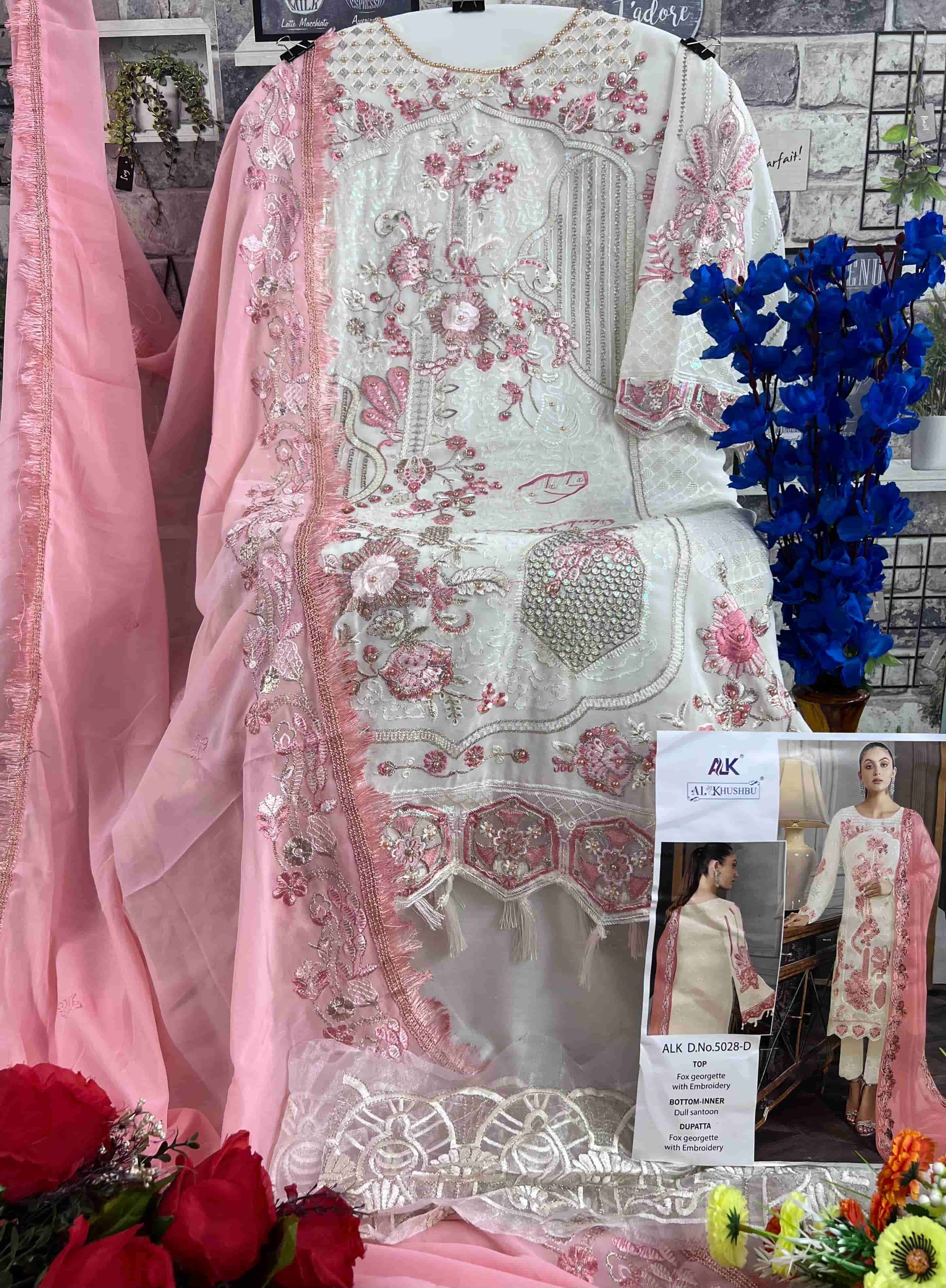 Al Khushbu 5028 Hits Colors Pakistani Fancy Designer Style Festive Wear Collection view 12