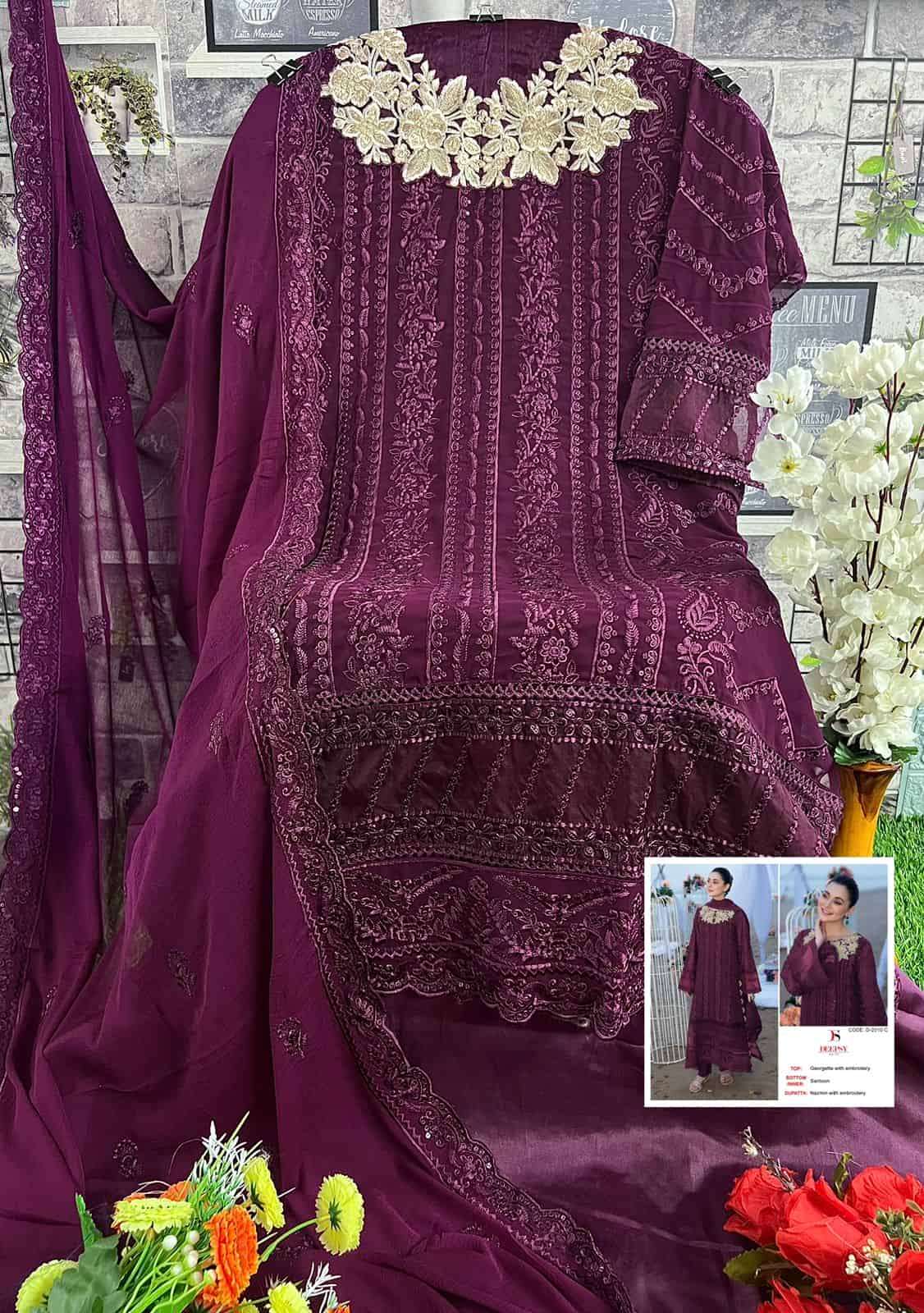 Deepsy D 2010 Colors Pakistani New Latest Designer Pakistani Suit Wholesalers view 8