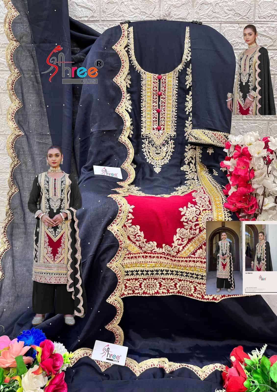 Shree Fabs K 5068 Colors New Latest Embroidered Designer Salwar Kameez Wholesalers view 8