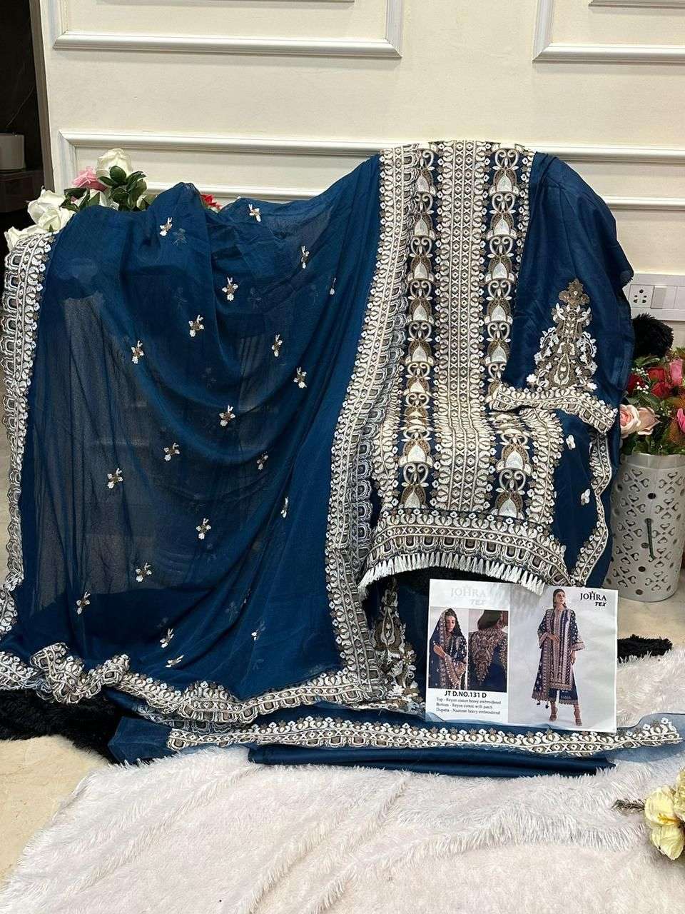 Johra Tex 131 D Pakistani Festive Wear Style Latest Designer Salwar Suit Exporter view 2