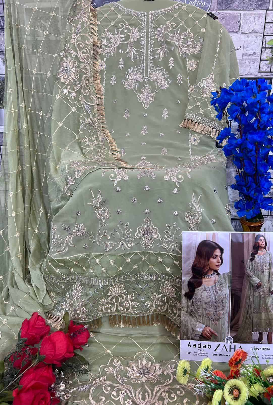 Zaha Aadab Vol 1 Pakistani Festive Wear style New Catalog Collection view 5