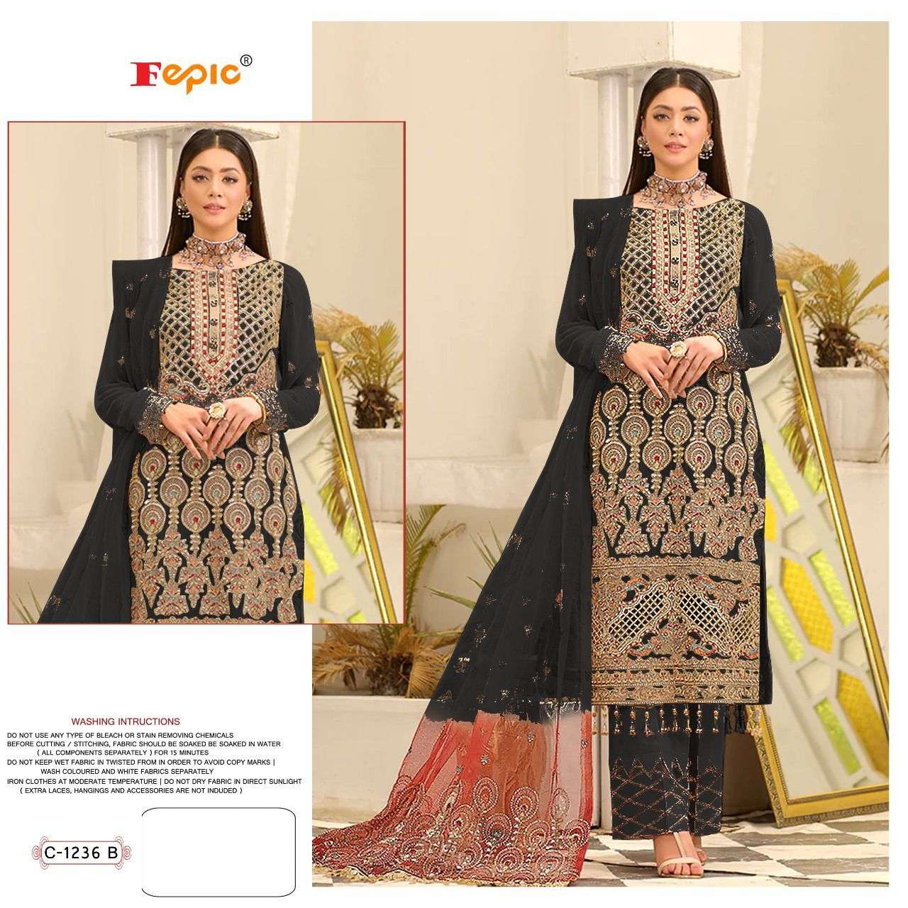 Fepic C 1236 Colors Exclusive Pakistani Suit Collection view 3