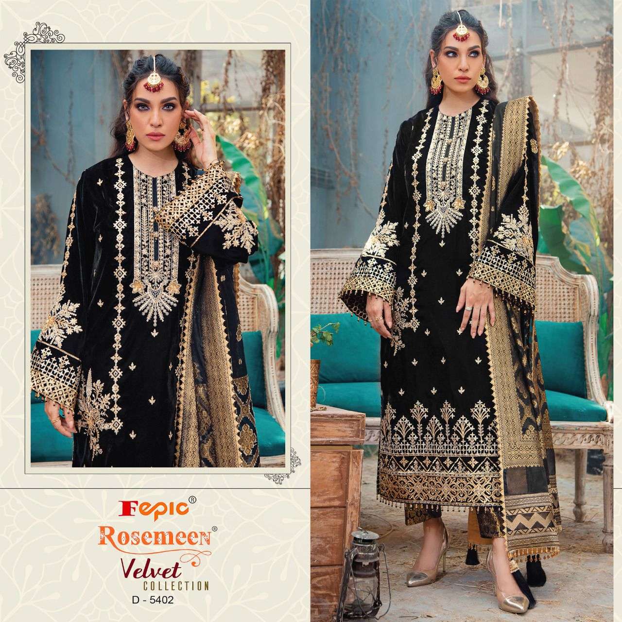Fepic D 5402 Colors Party Wear Designer Pakistani Suit view 2
