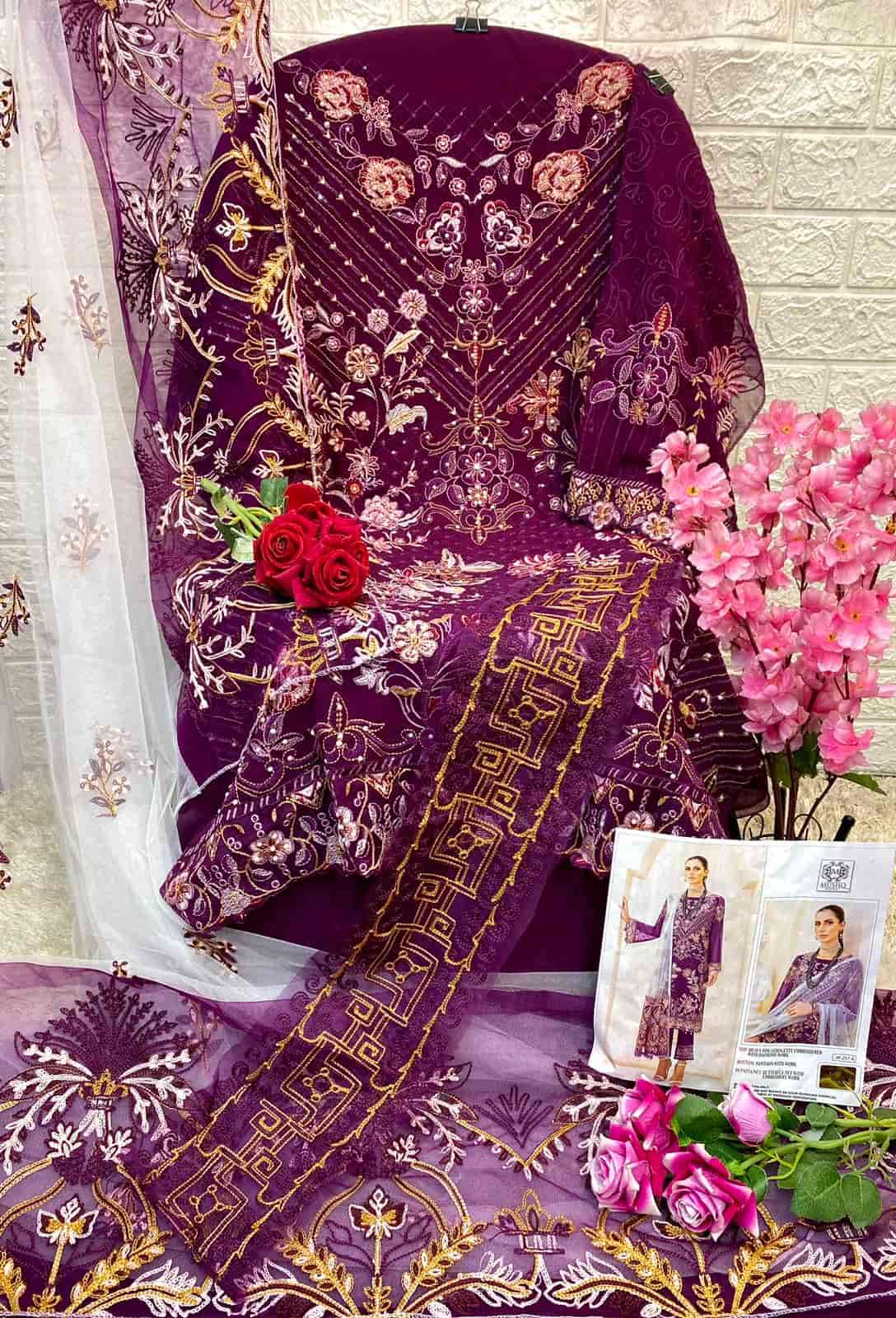 Mushq M 257 Colors Pakistani Exclusive Designer Suit Online view 2