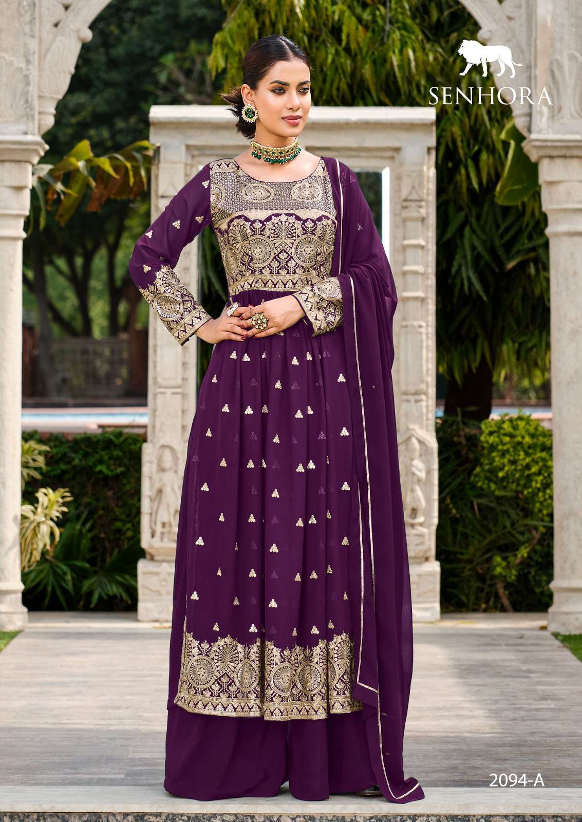 Senhora Vedika Readymade Festive Collection Designer Nyara Style Suit view 4
