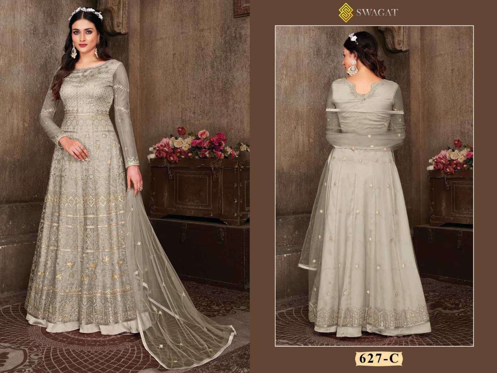 Swagat Violet 627 Colors Designer Party Wear Dress view 2