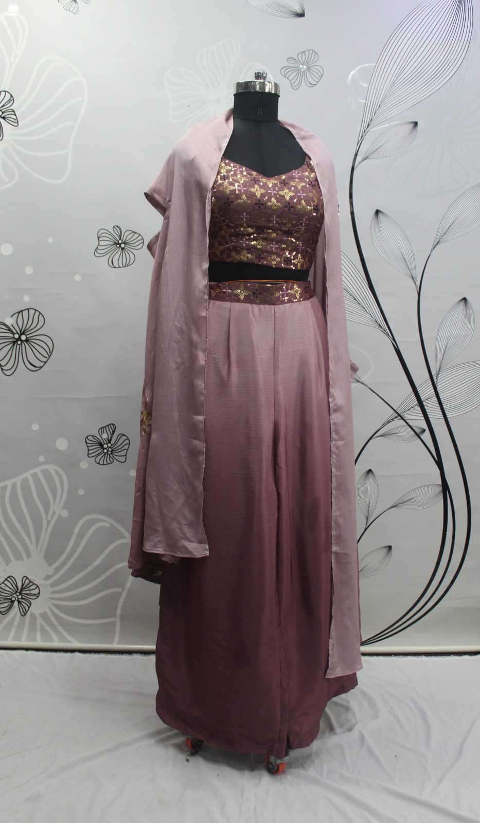 Shubhkala Flory Vol 34 Exclusive Shrug Style 3 Piece Stylish Western Outfit view 18