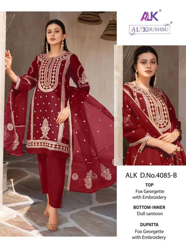 Al Khushbu Elaf Vol 1 Pakistani Party Wear Style Designer Salwar Suit Wholesalers view 4