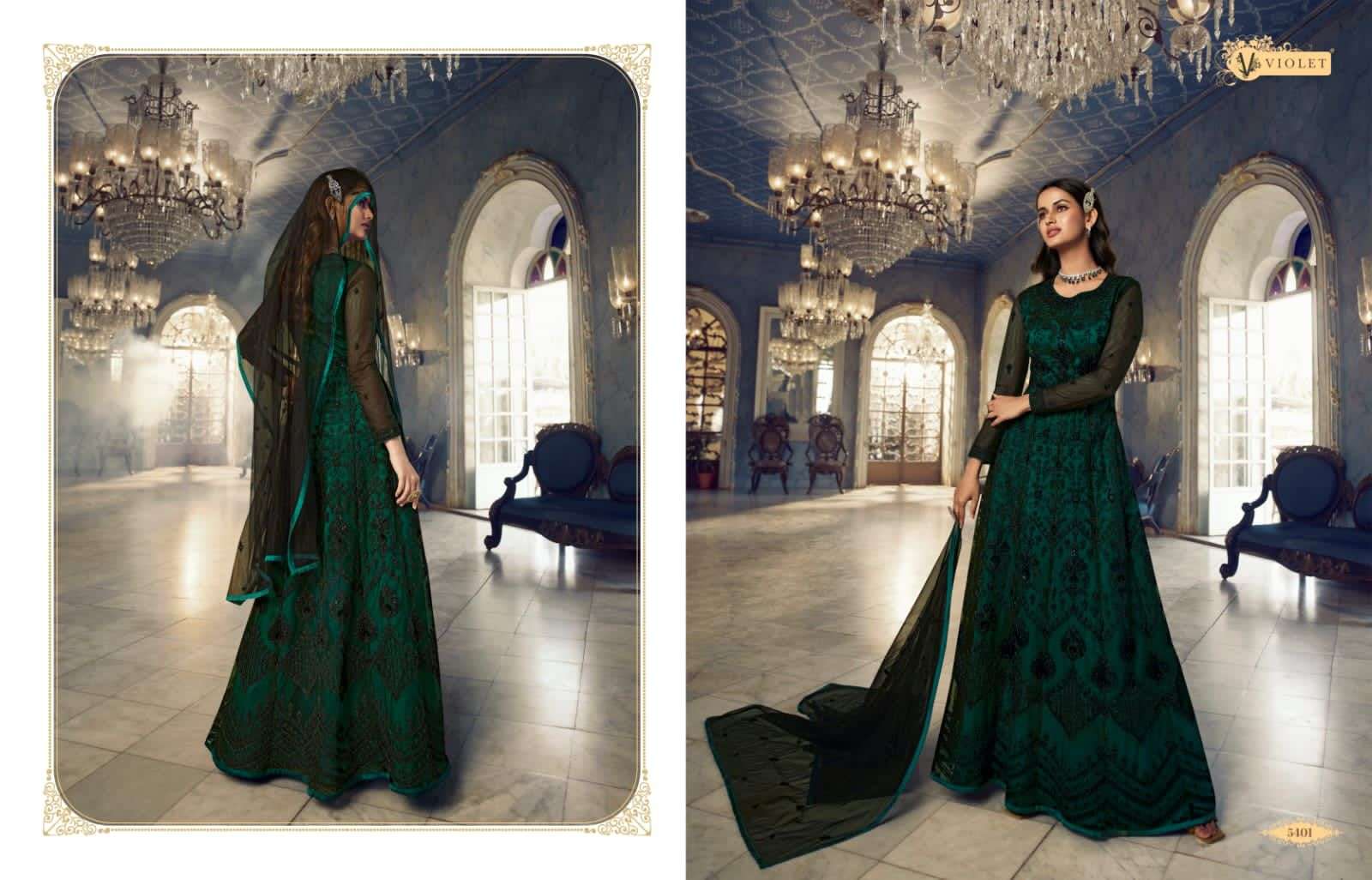 Swagat 5401 to 5408 Series party Wear Gowns Dress view 4