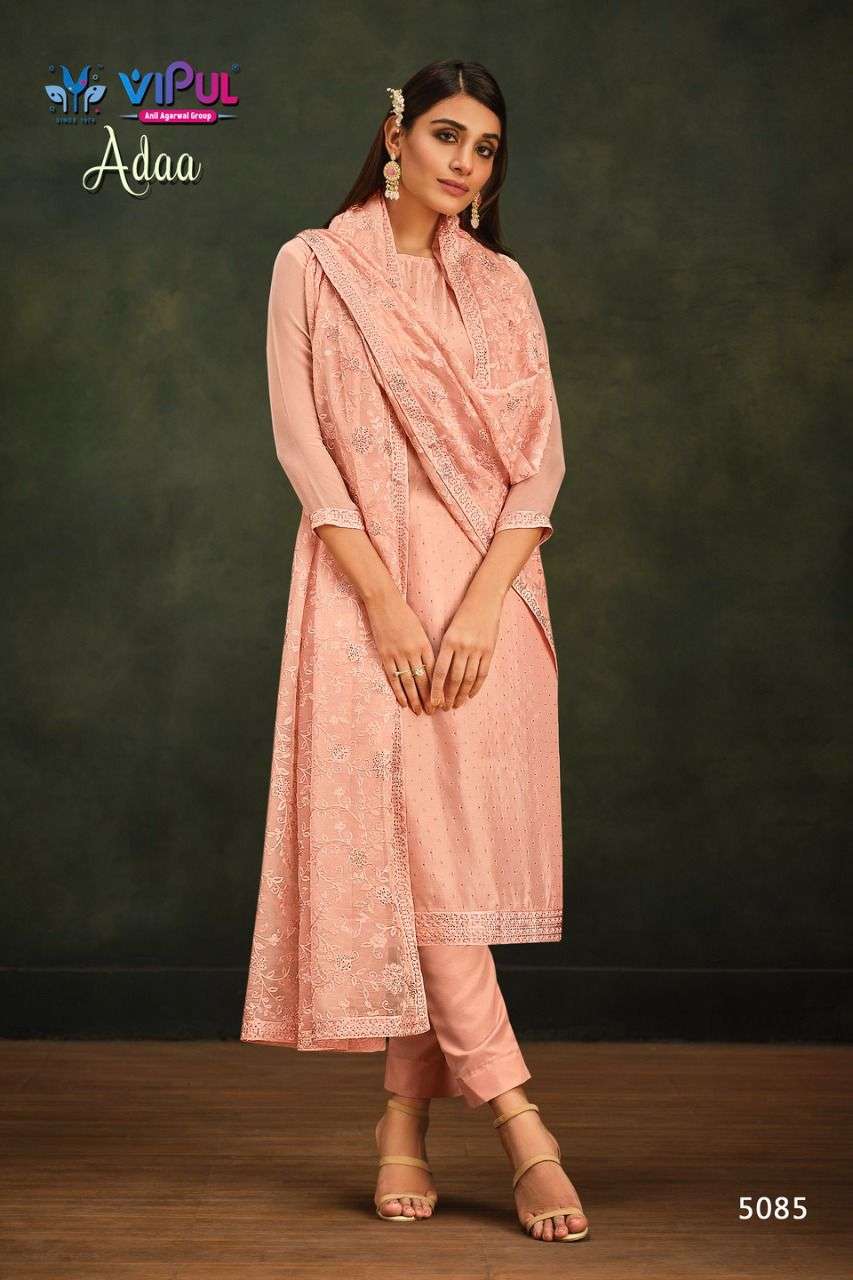 Vipul Adaa Party Wear Organza Designer Salwar Kameez view 15