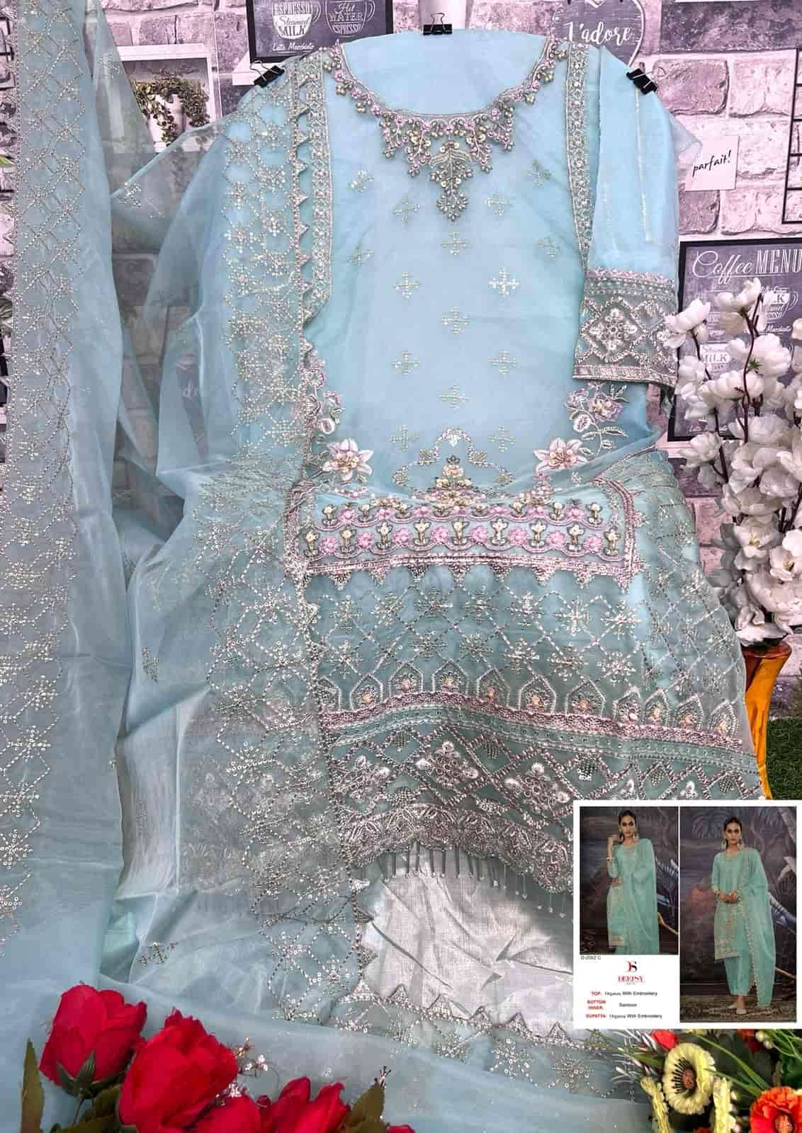 Deepsy D 2062 C Pakistani Festive Wear Style Designer Organza Suit Exporter view 2
