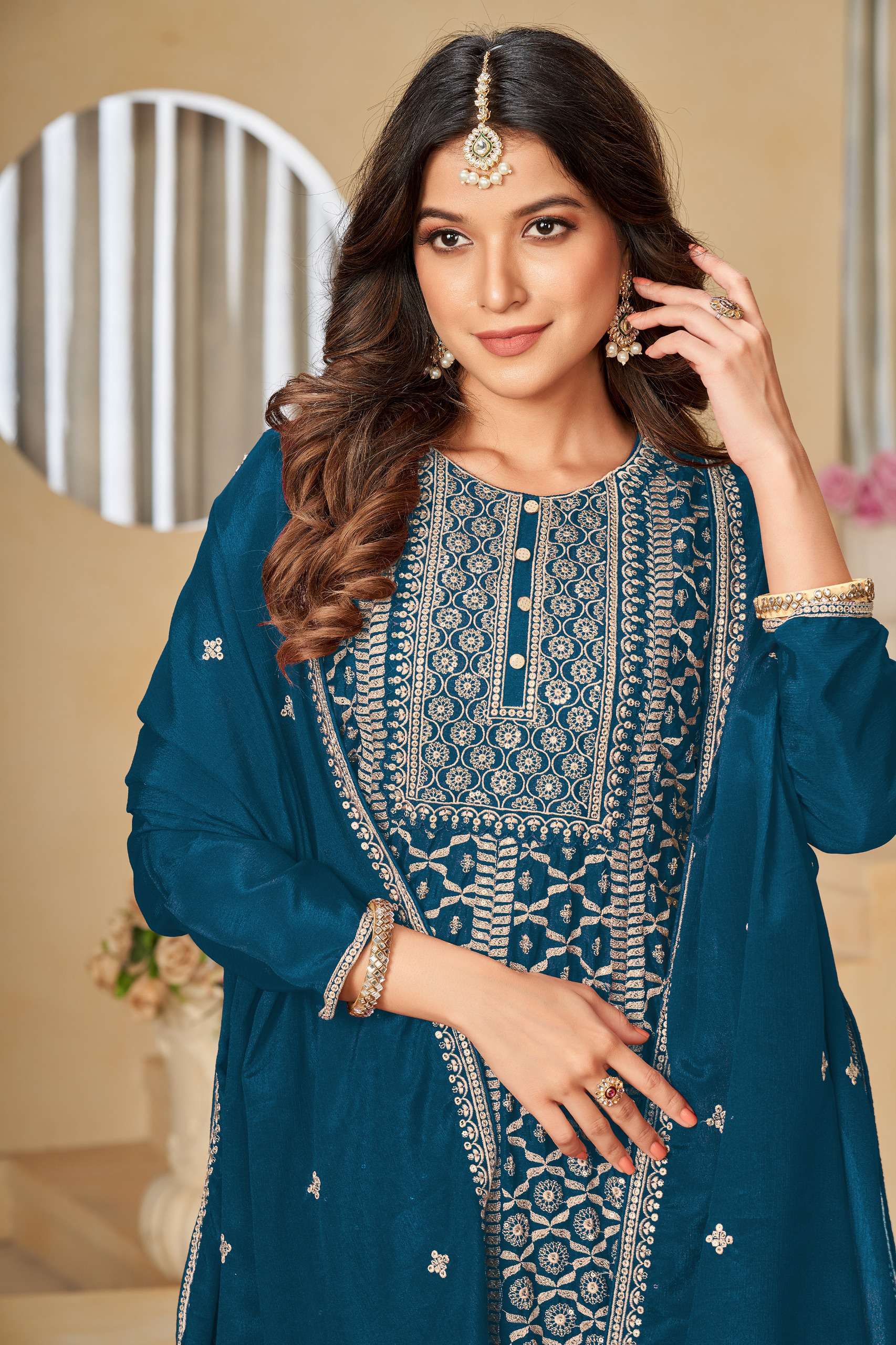 Anjubaa Vol 30 10301 To 10304 Exclusive Sharara Style Dress Festive Collection view 7