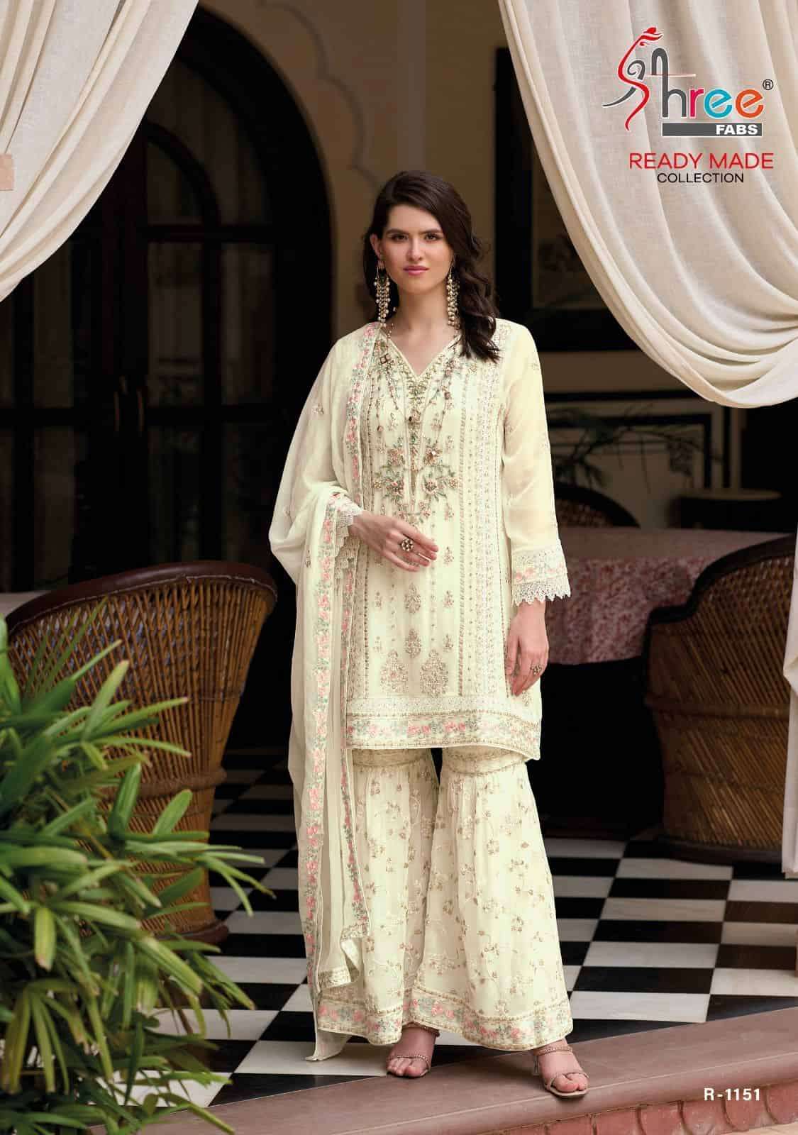 Shree Fabs R-1151B Pakistani Party Wear Set view 3