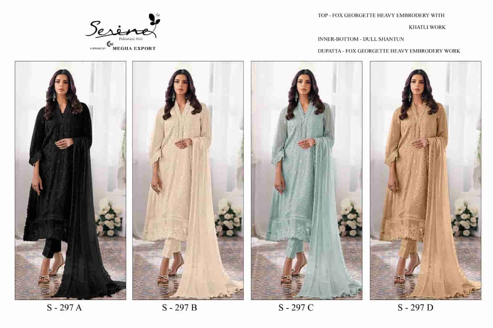Megha Export S 297 Colors Heavy Designer Style Pakistani Georgette Suit view 5