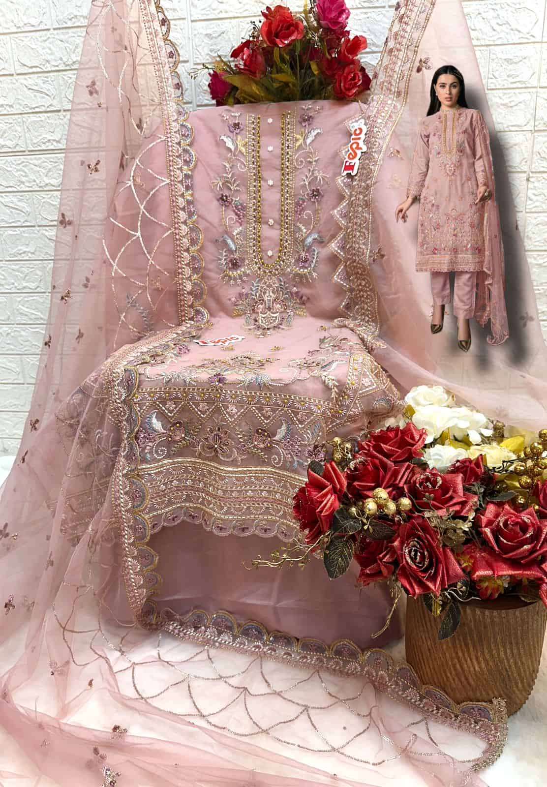 Fepic C 1354 Colors Pakistani Festive Wear Style Designer Salwar Suit Exporters view 7