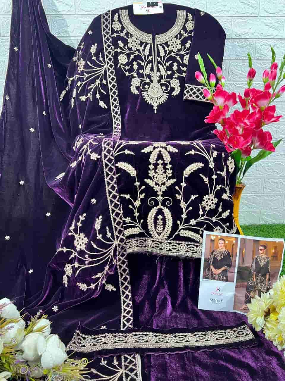 Deepsy D 32219 D Pakistani Latest Velvet Embroidered Suit view 2