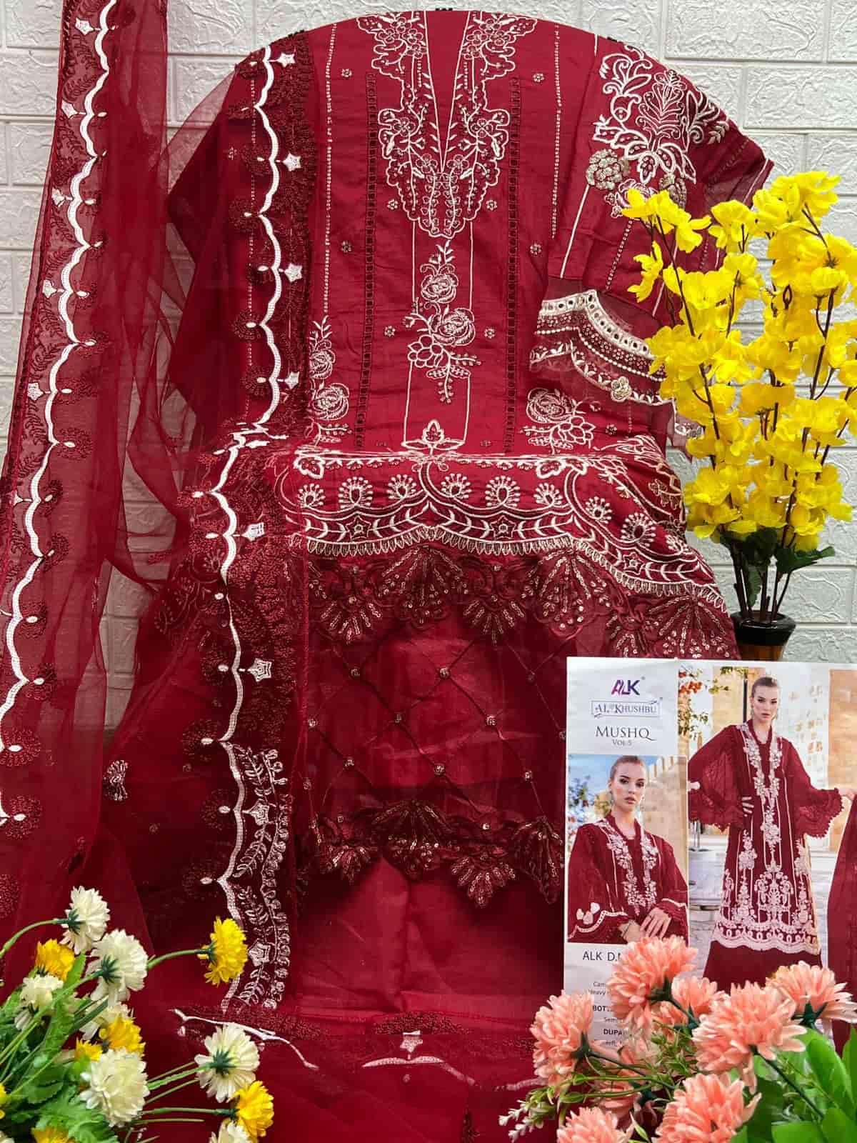 Al Khushbu Mushq Vol-5 5086-A Embroidered Suit view 2