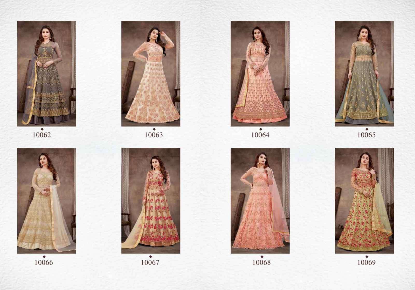 Rama Fashion Raazzi Neerja 10062 To 10069 Designer Party Wear Gown Exporter view 10
