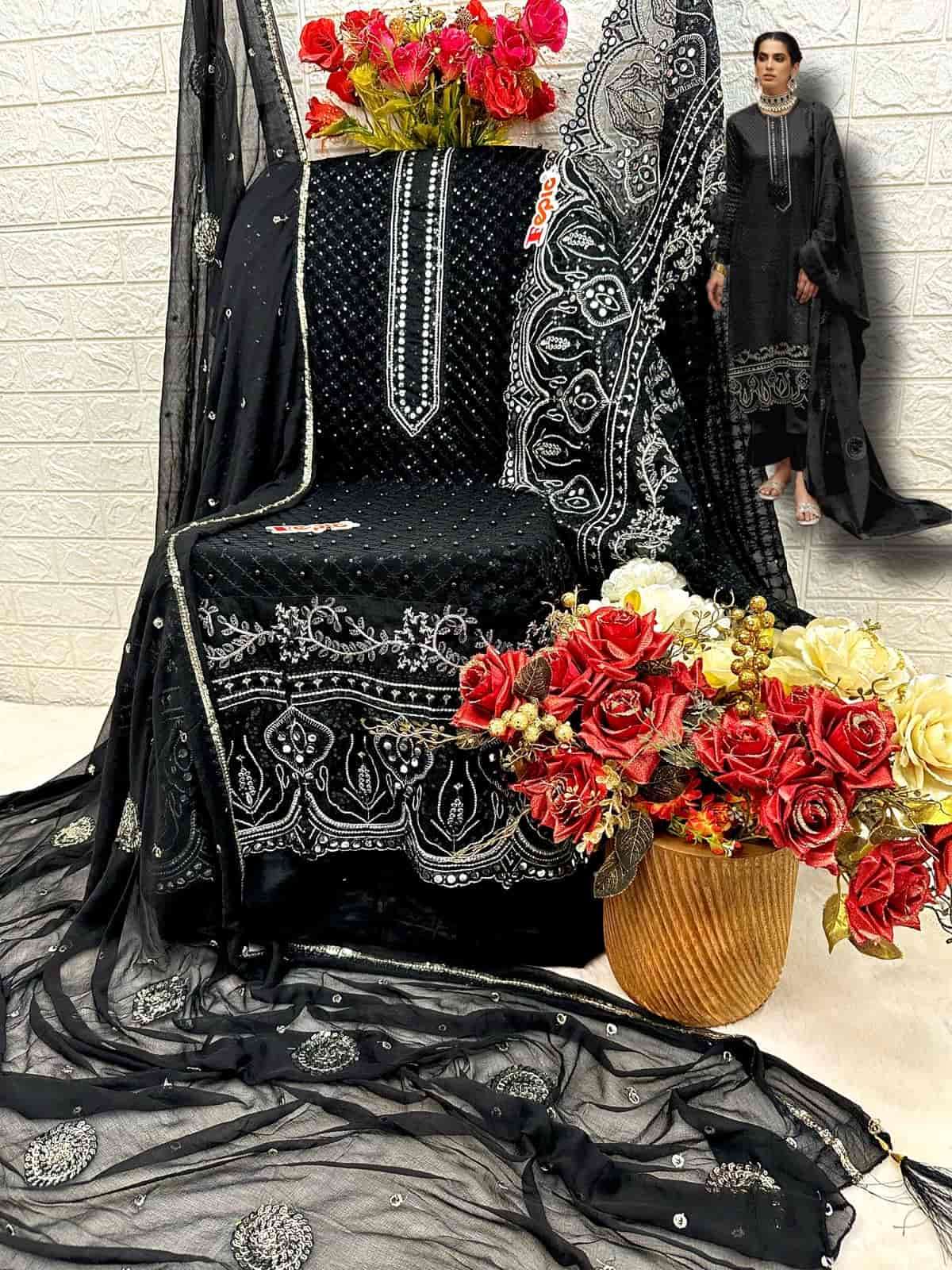 Fepic C 1524 Colors Pakistani Fancy Designer Style Pakistani Salwar Suit Collection view 4