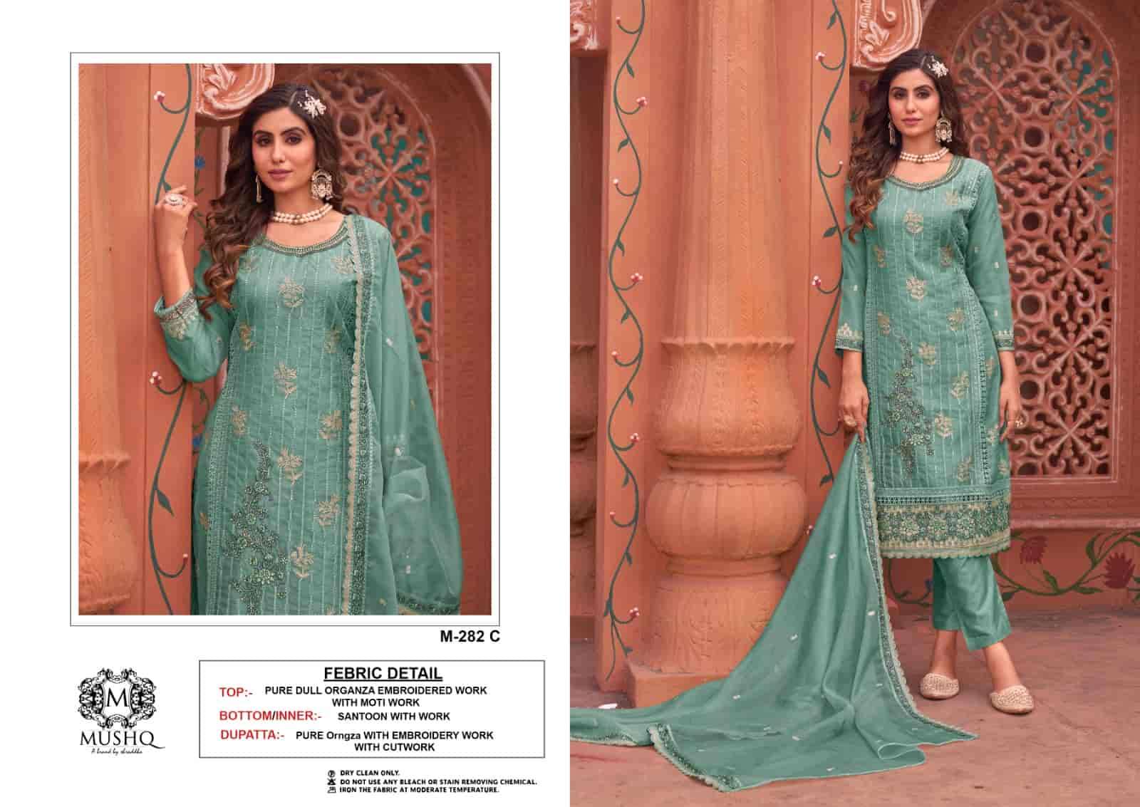 Mushq M 282 Colors Pakistani Festive Wear Style Designer Salwar Suit Wholesalers view 4