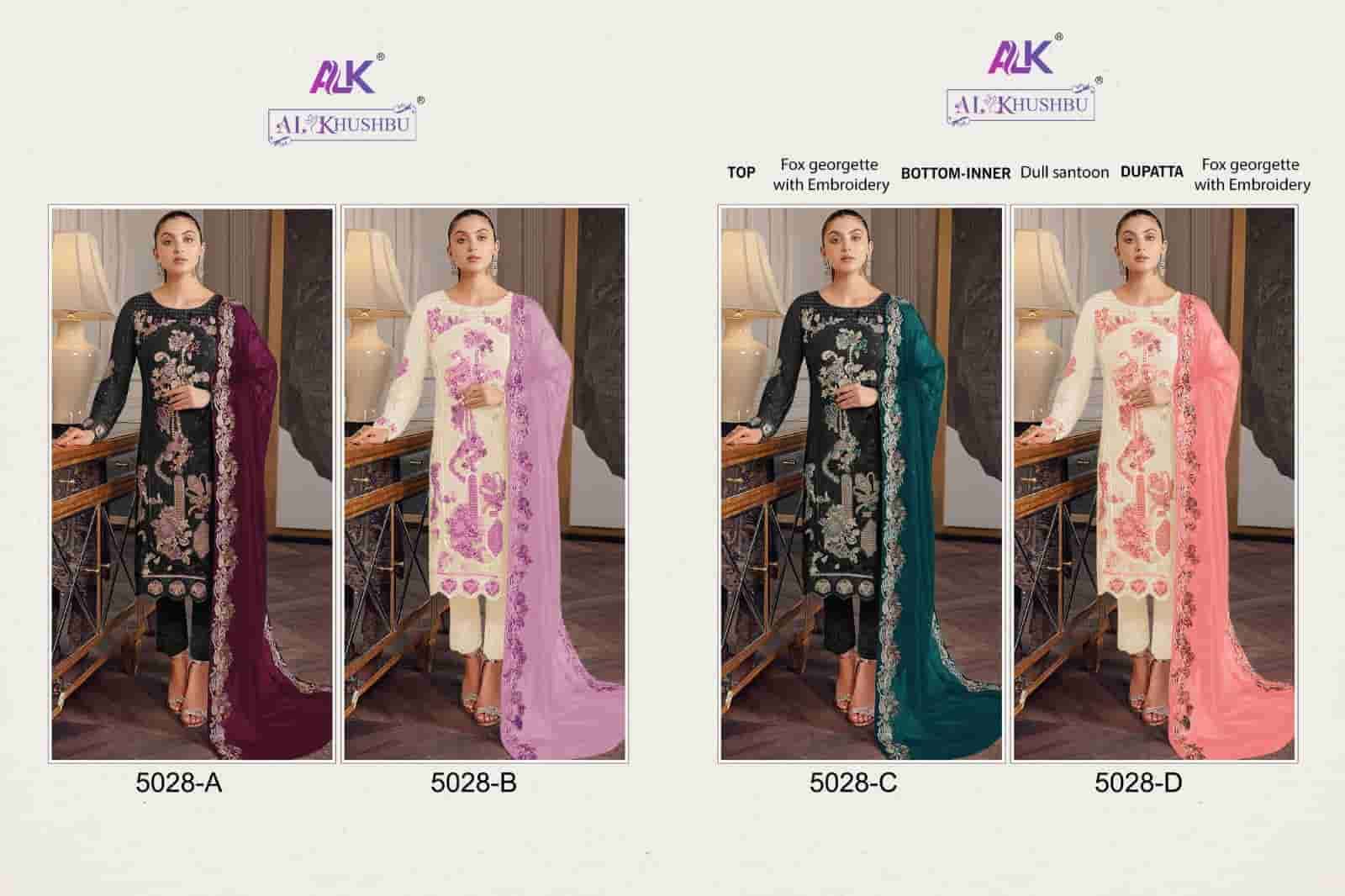 Al Khushbu 5028 Hits Colors Pakistani Fancy Designer Style Festive Wear Collection view 5