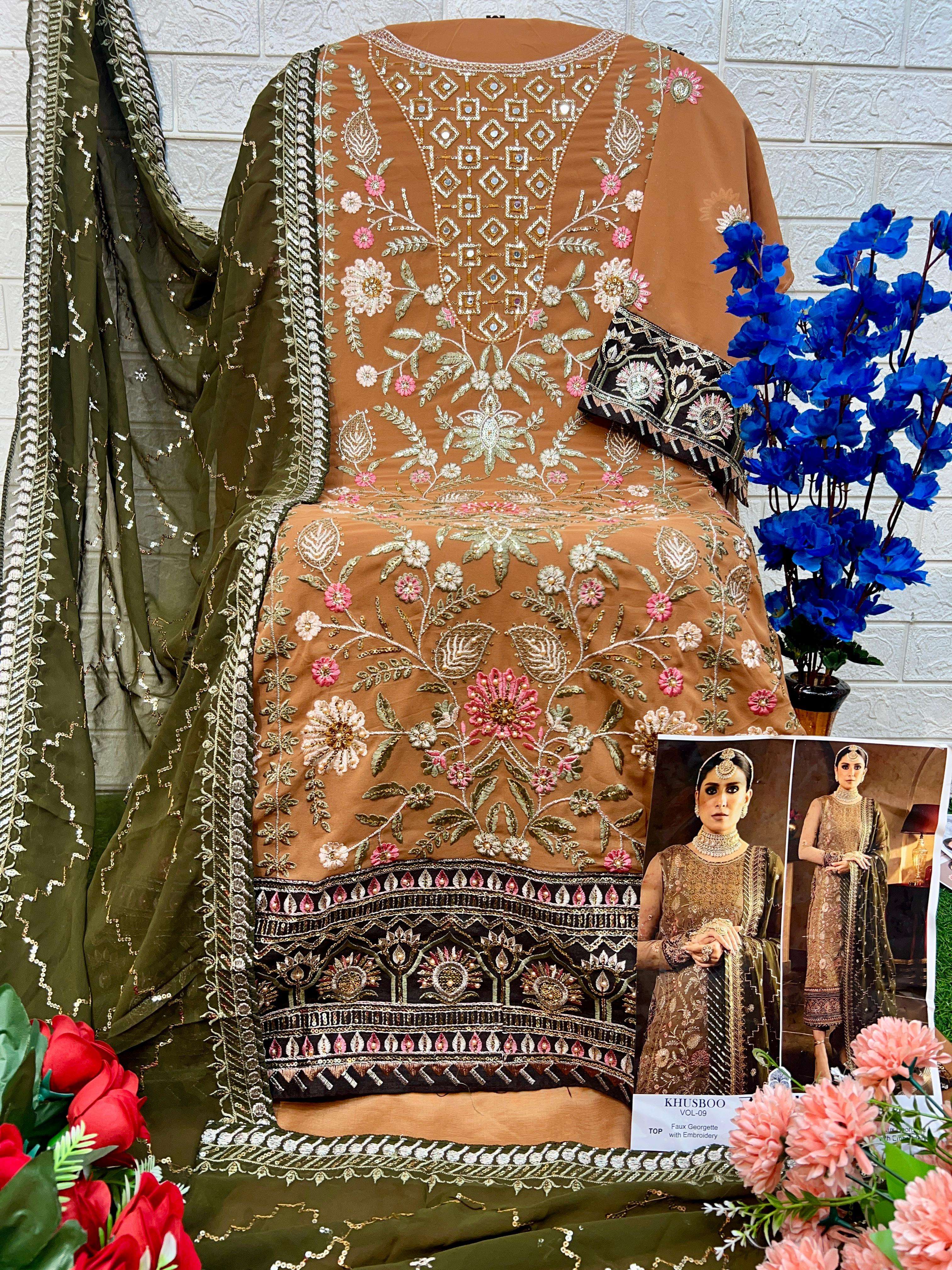 Zaha 10324 Exclusive Heavy Designer Style Party Wear Salwar Suit Collection view 2