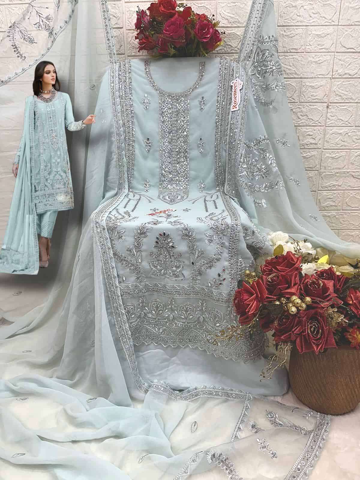 Fepic D 5424 Colors Pakistani Party Wear Style Designer Pakistani Salwar Suit Wholesalers view 9