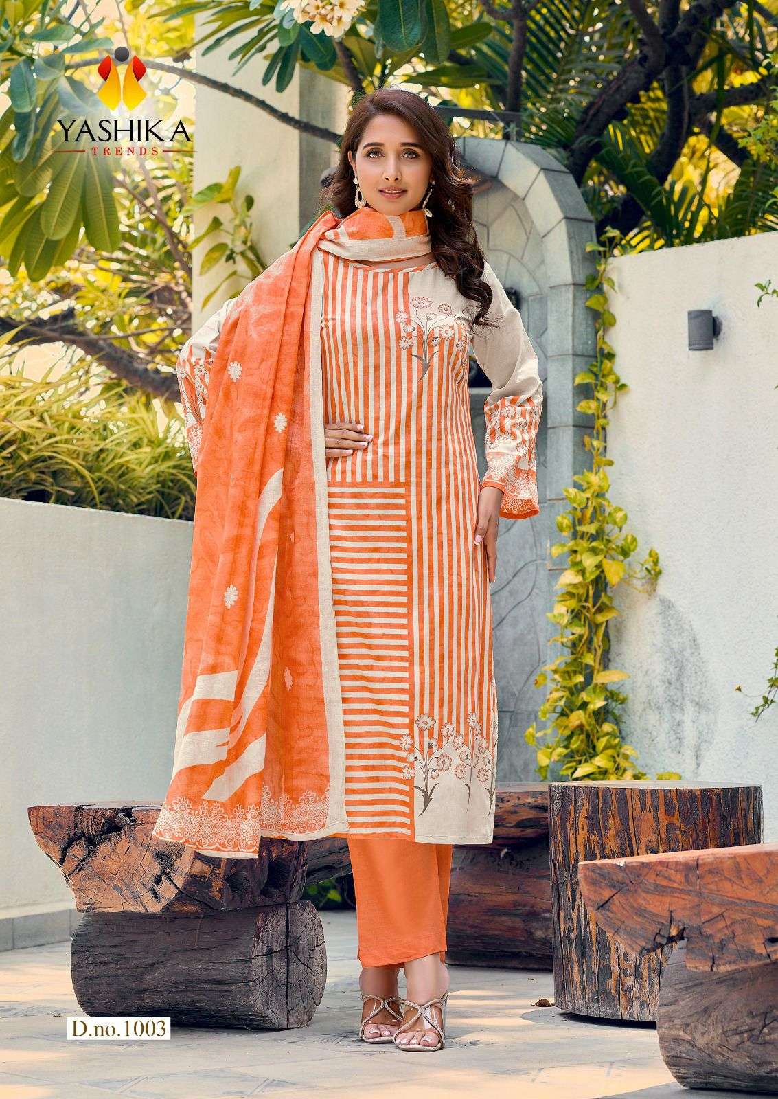 Yashika Ziana Premium Wear Cotton Dress Catalog view 8