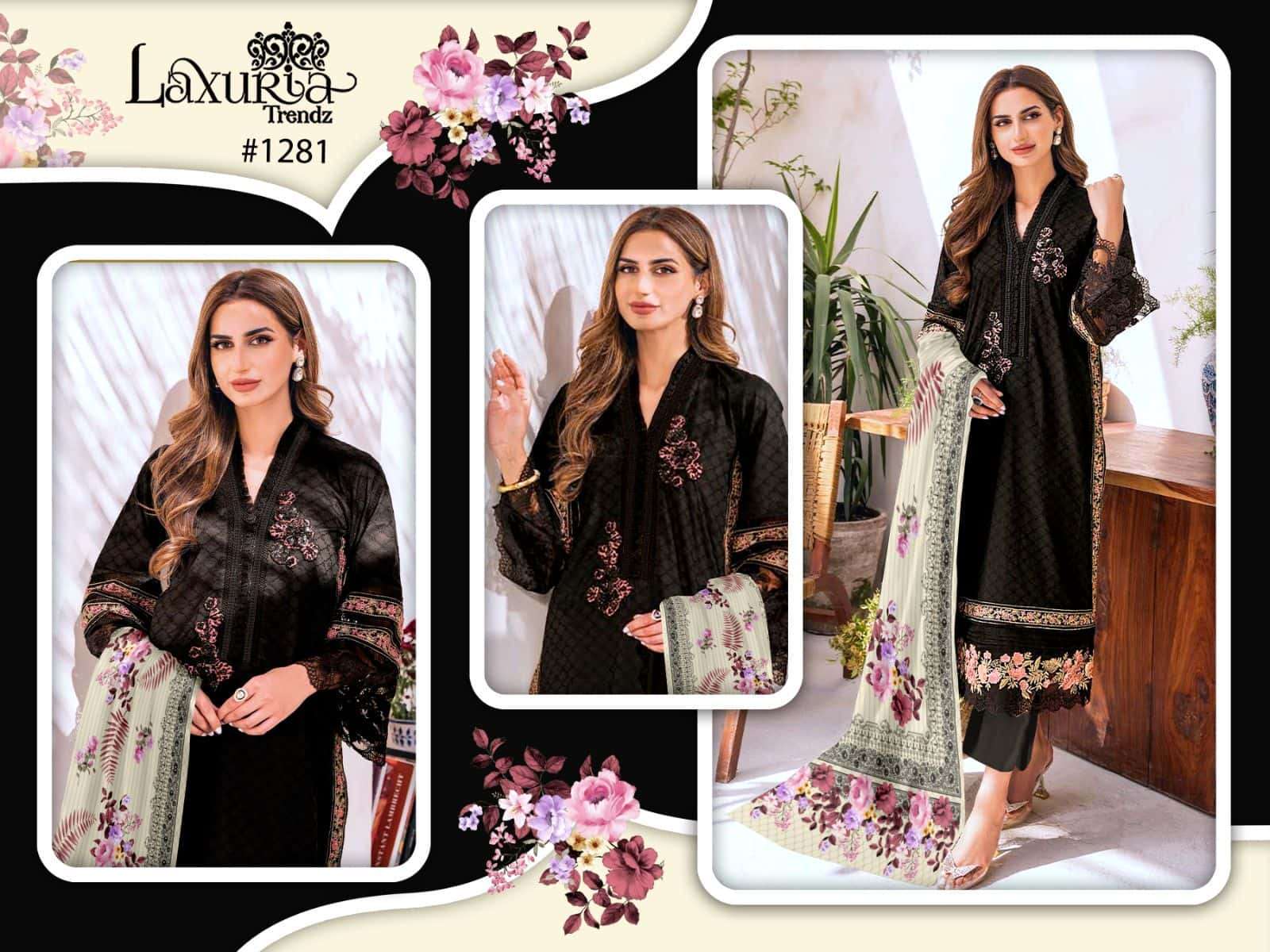Laxuria 1281 Embroidered Georgette Suit Set