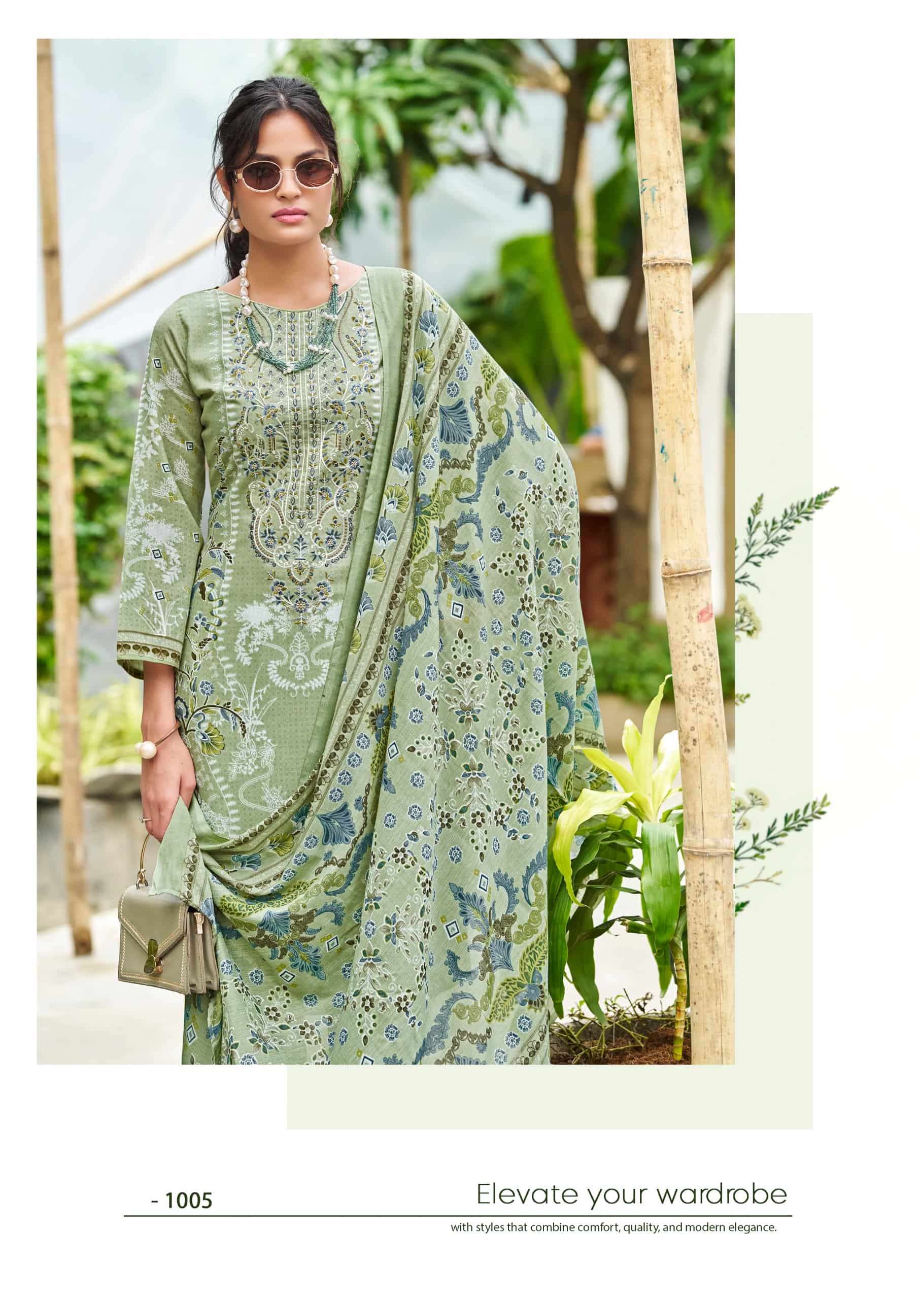 Vandana Fashion Autograph Cotton Dress Material view 16