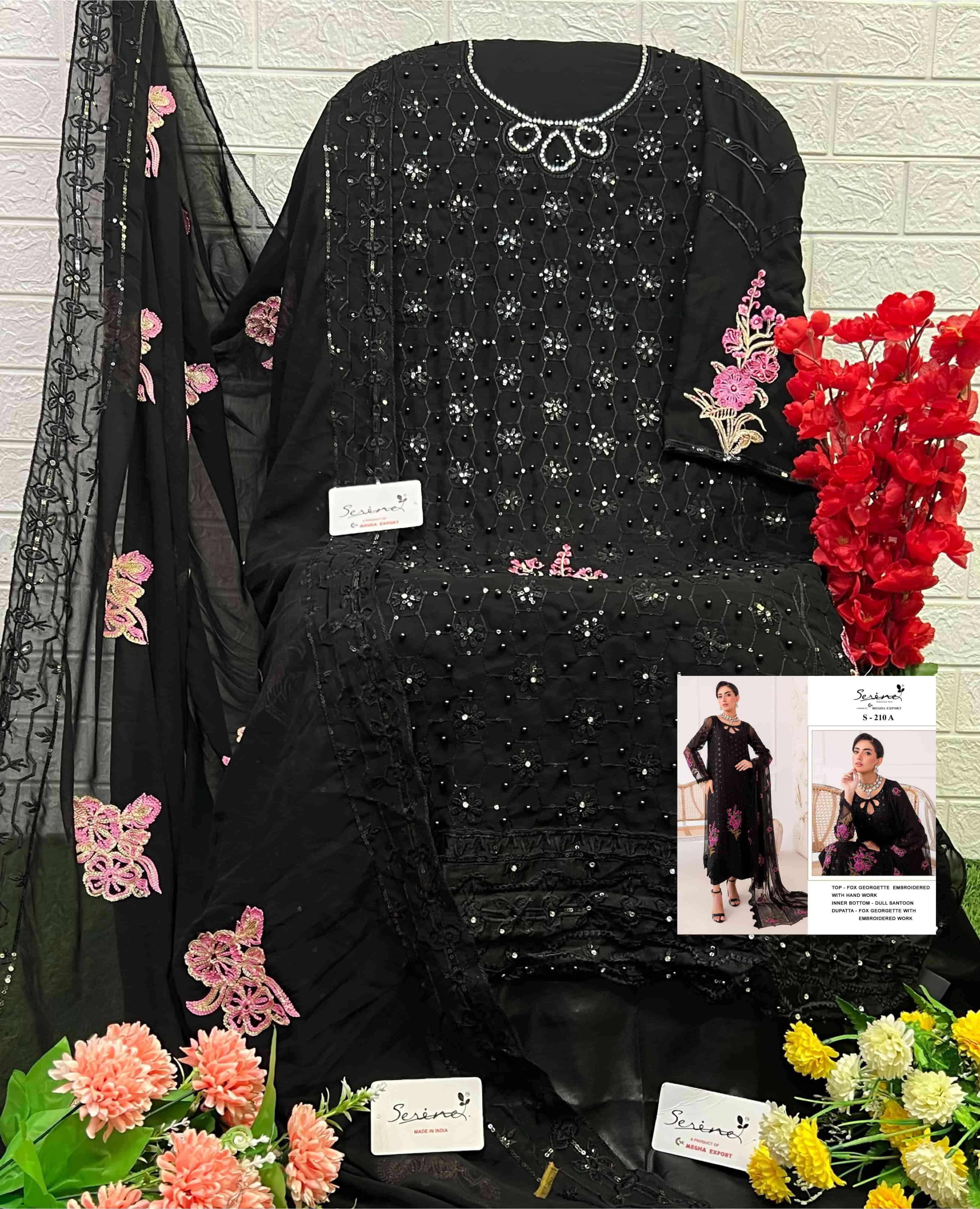 Megha Export S 210 Colors Pakistani New Latest Designer Style Salwar Suit view 4
