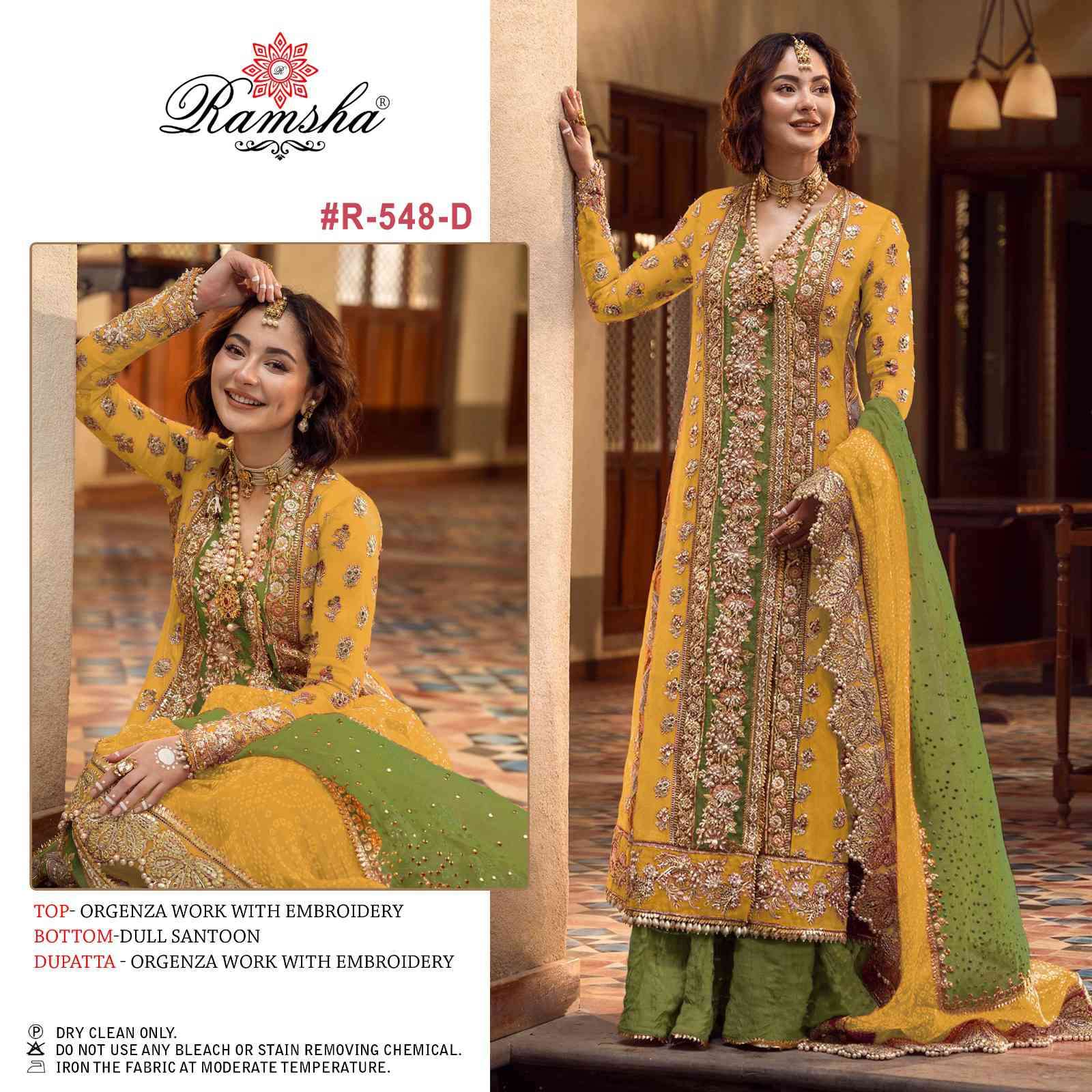 Ramsha R 548 Nx Heavy Work Pakistani Dress Latest Collection Exporter view 4