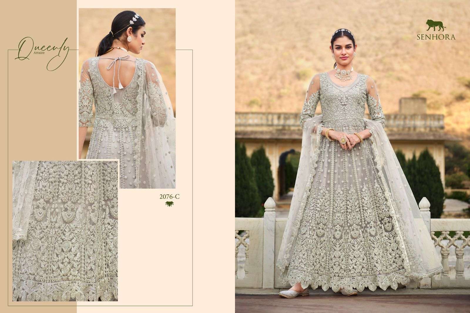 Senhora Anokhi 2076 Colors Latest Designer Anarkali Gown Partywear Collection view 6