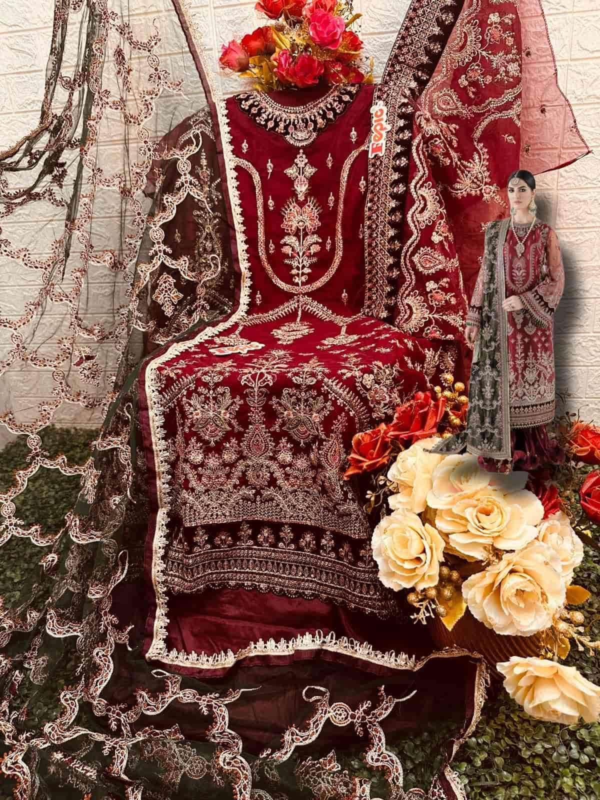 Fepic C 1549 Colors Pakistani Latest Heavy Designer Style Party Wear Suit Exporter view 5
