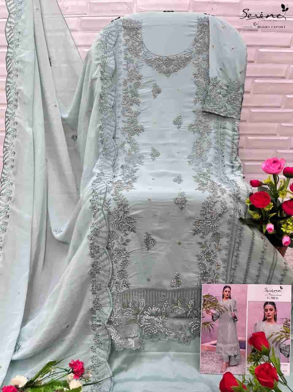 Megha Export S 382 Colors Pakistani Designer Georgette Embroidered Suit Wholesalers view 8