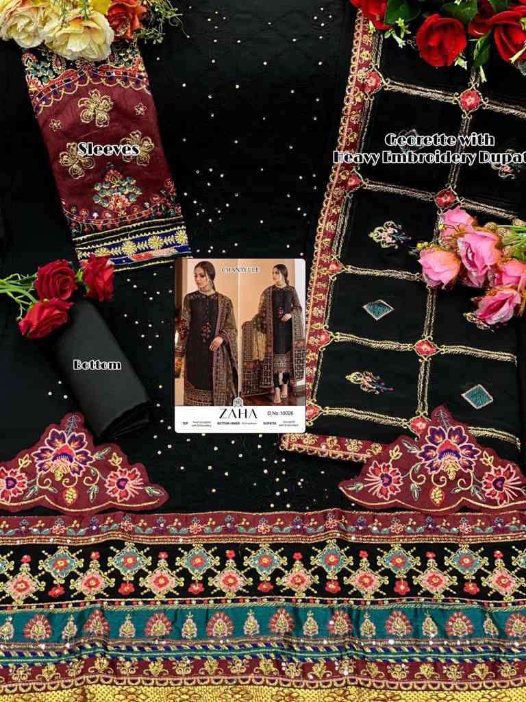 Zaha 10026 Pakistani Straight Suit view 2