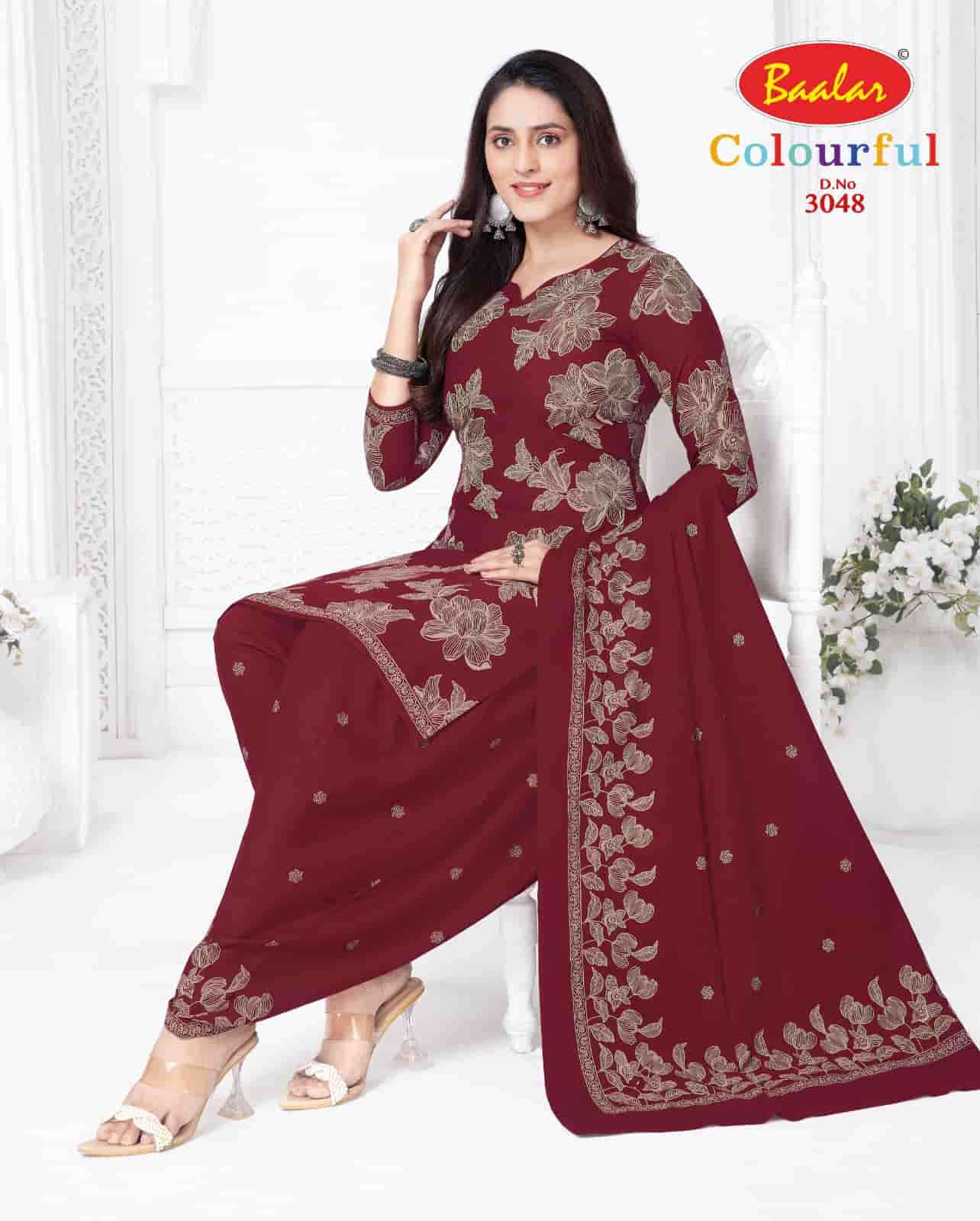 Baalar Colourful Vol 30 Pure Cotton Unstitch Salwar Suit view 47