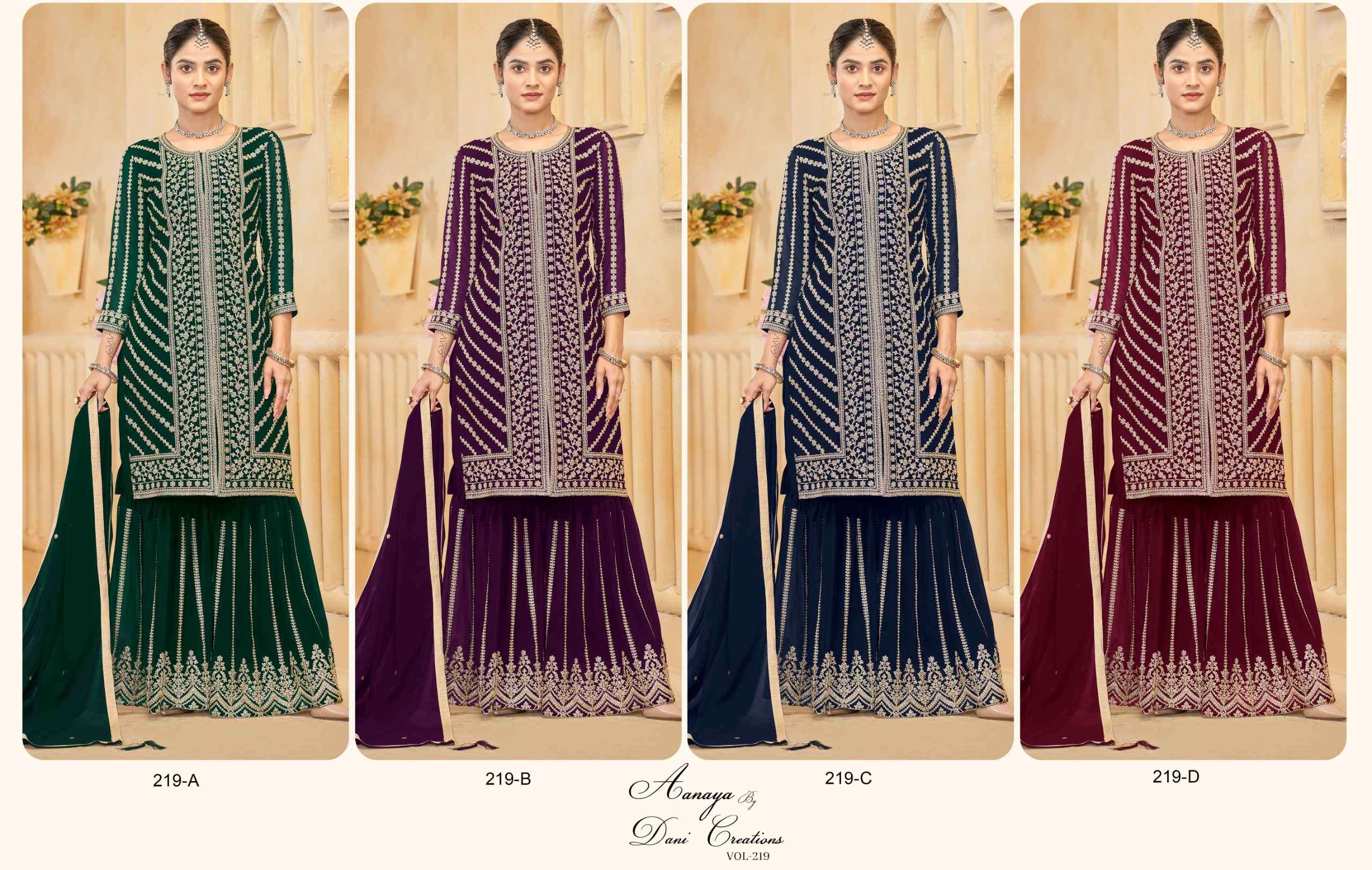 Aanaya Vol 219 Partywear Style Sharara Design Dress view 10