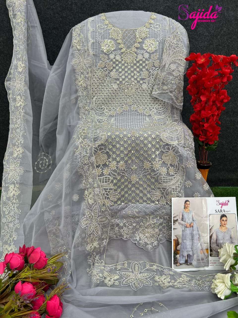 Sajida Designer Sara Vol 1 Pakistani Suit view 6