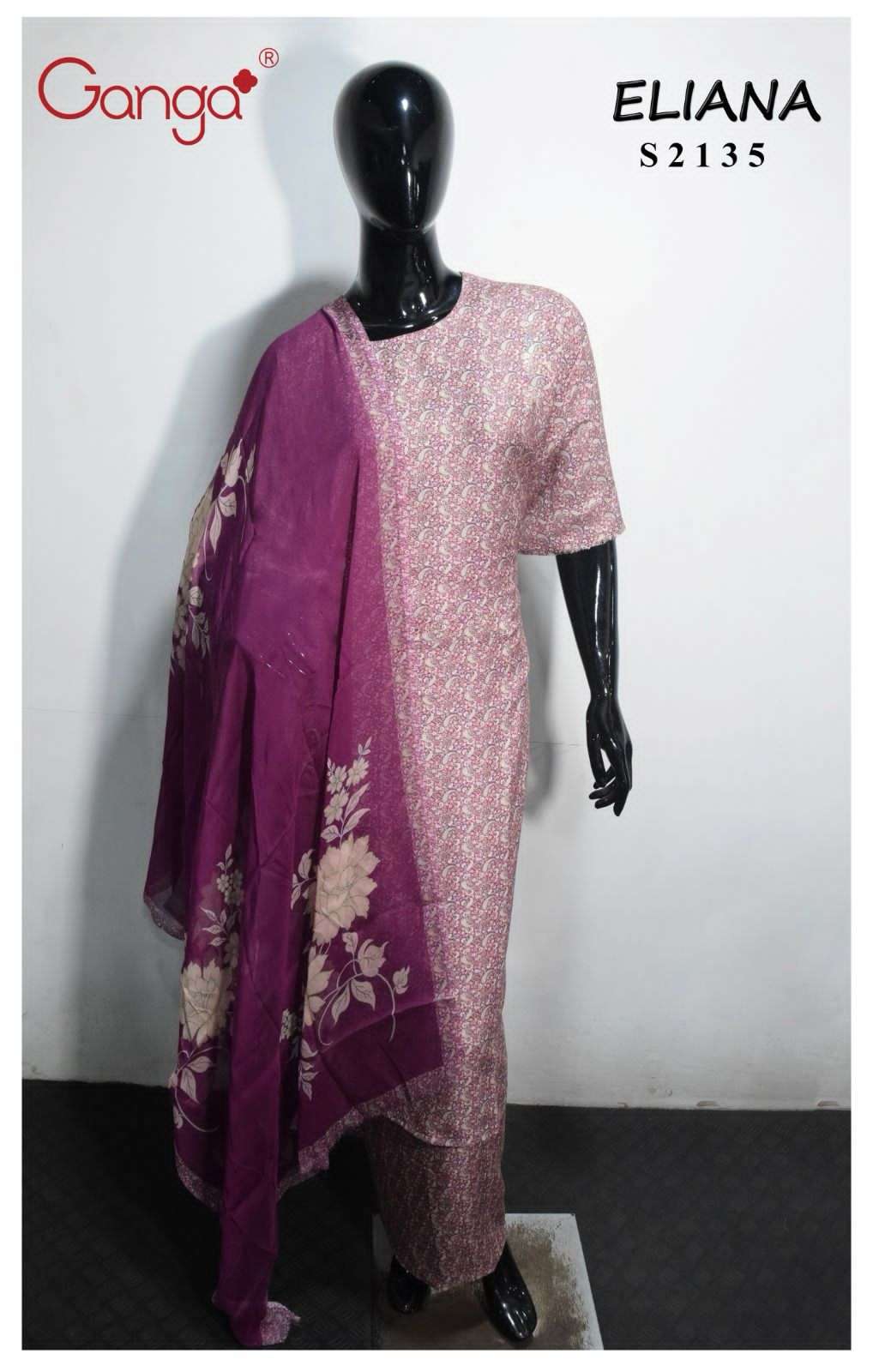 Ganga Eliana 2135 Fancy Pashmina Winter Wear Dress Collection