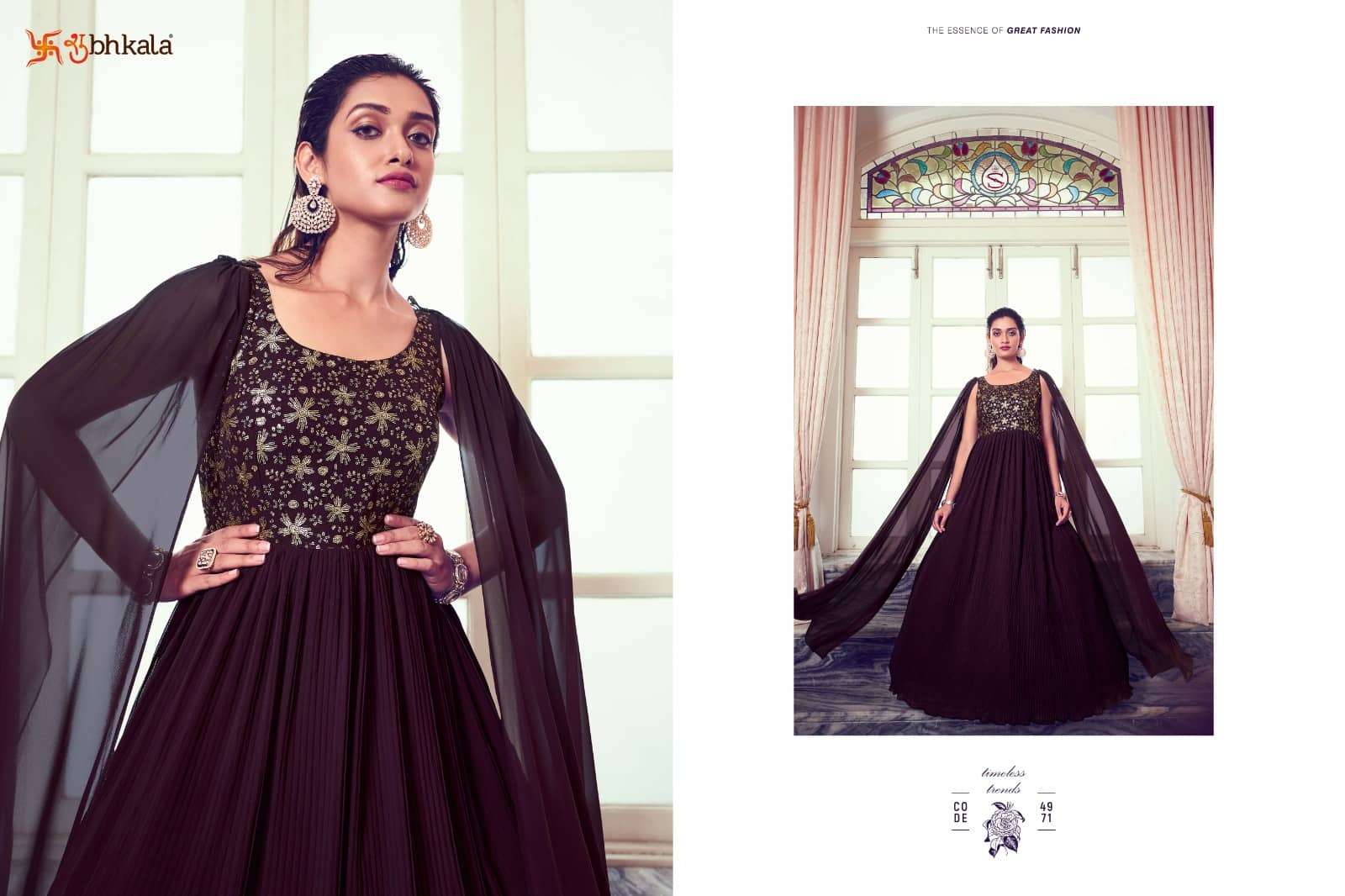 Shubhkala Flory Vol 41 Party Wear Style Designer Fancy Gown Collection view 4