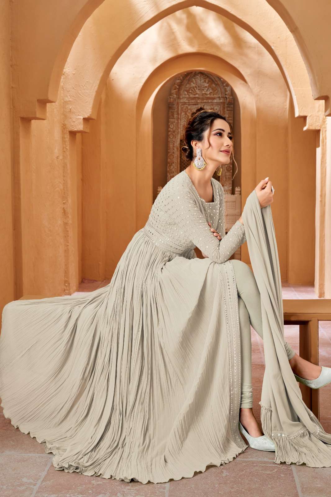 Gulzar Rhea Exclusive Designer Party Wear Dress view 3