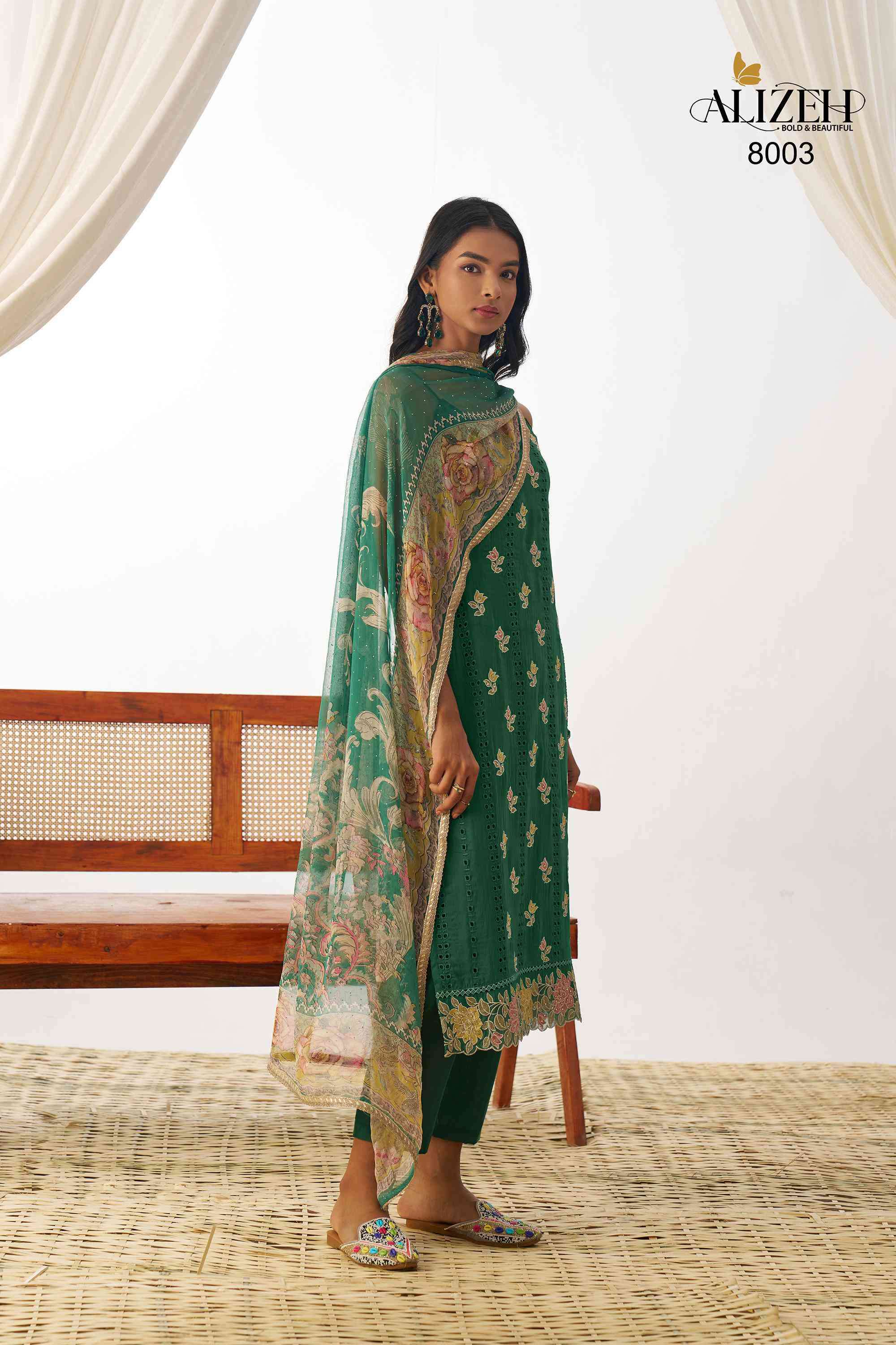 Alizeh Swara 8001 to 8004 Readymade Suit Collection Price Exporter view 16