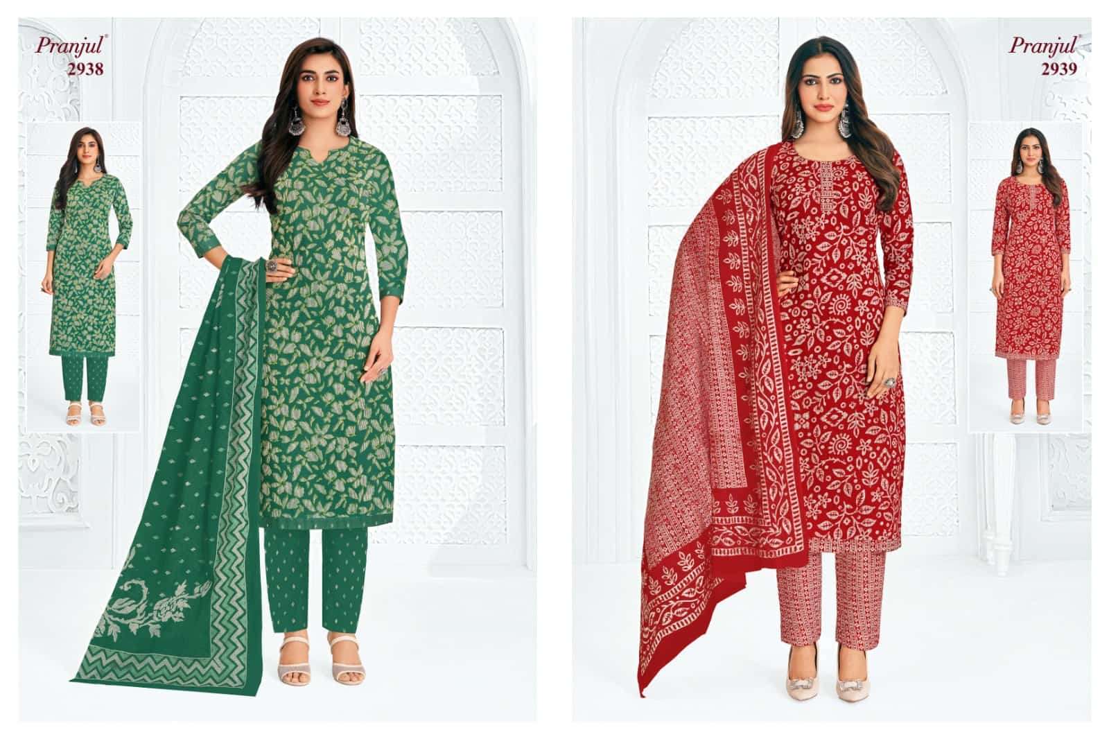 Pranjul Priyanka Vol 29 Pure Cotton Dress Material view 8