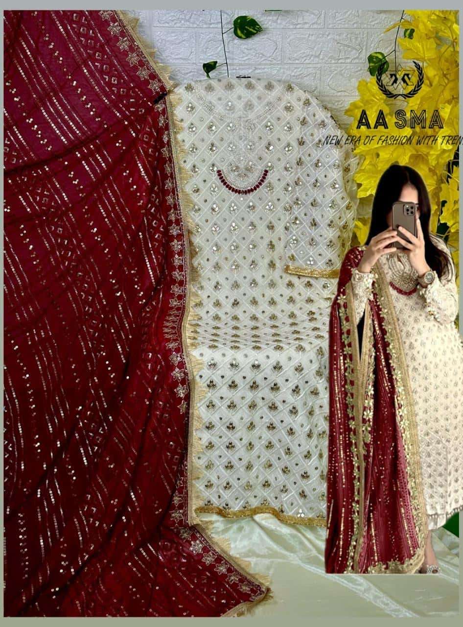 Aasma 208 Colors Exclusive Latest New Designer Pakistani Salwar Suit Wholesalers view 5
